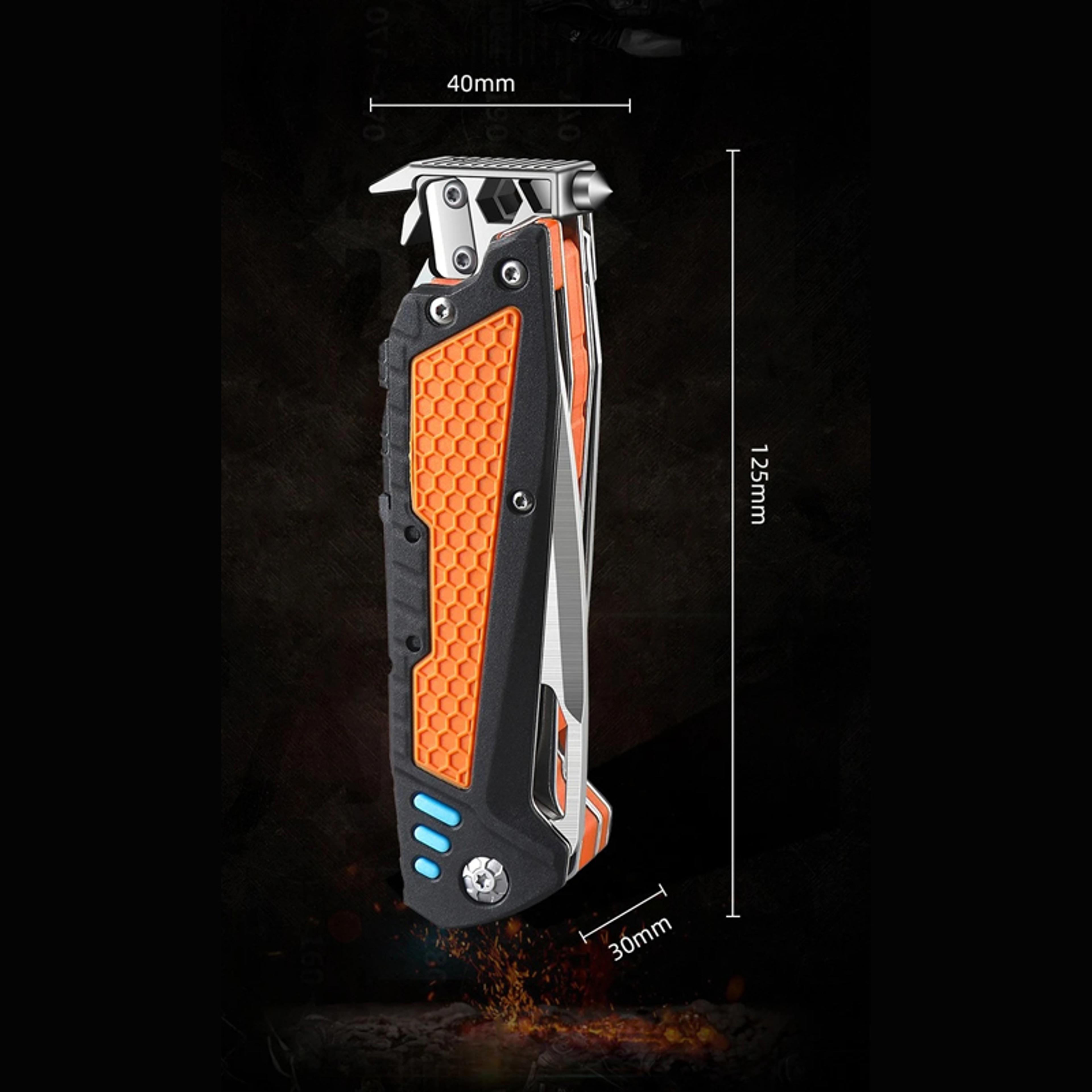 Multifunctional Folding Knife Portable EDC Tool For Outdoor Camping  Emergency Use 7