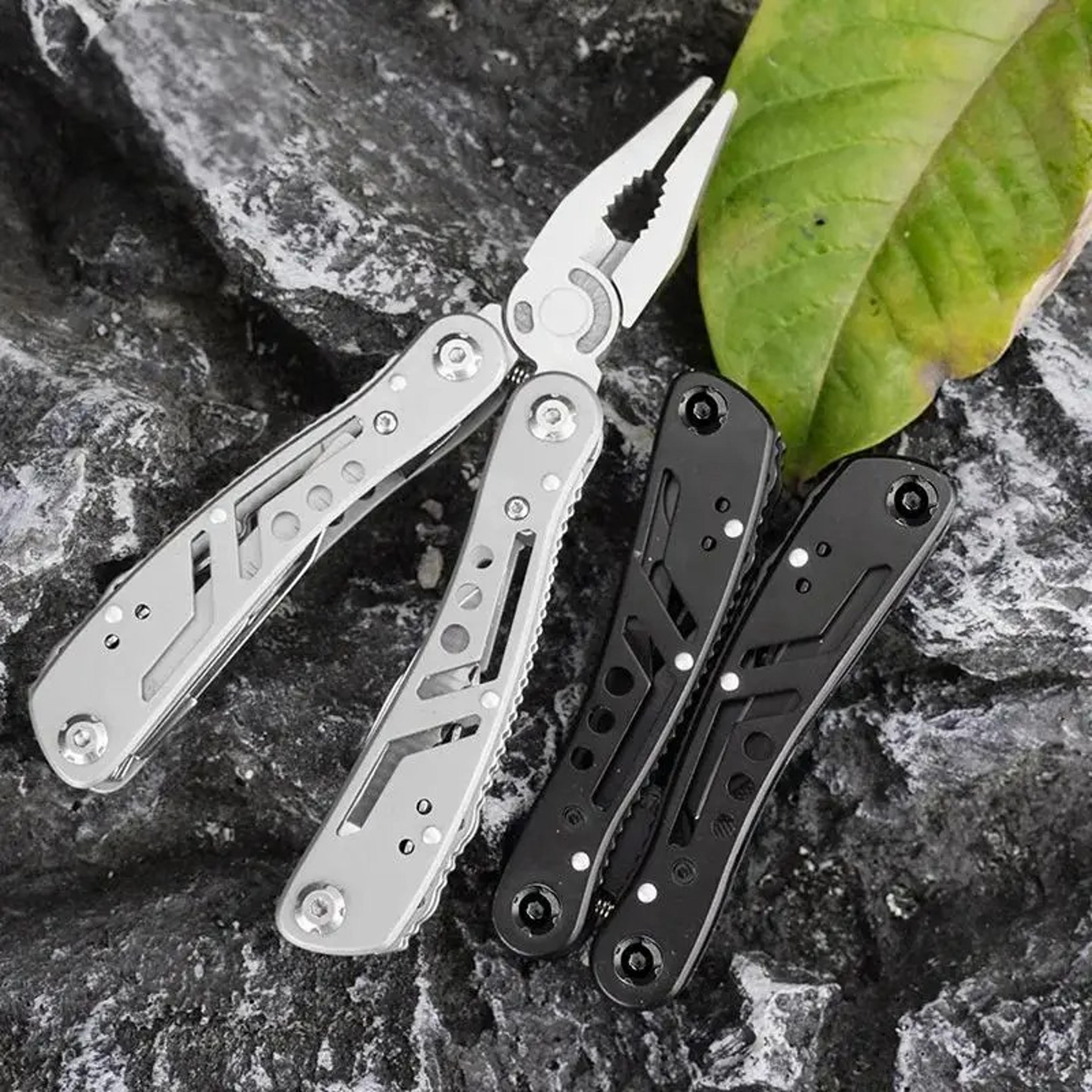 All In One Outdoor Folding Multi Tool Pliers Kit Camping Survival  Everyday Utility 1