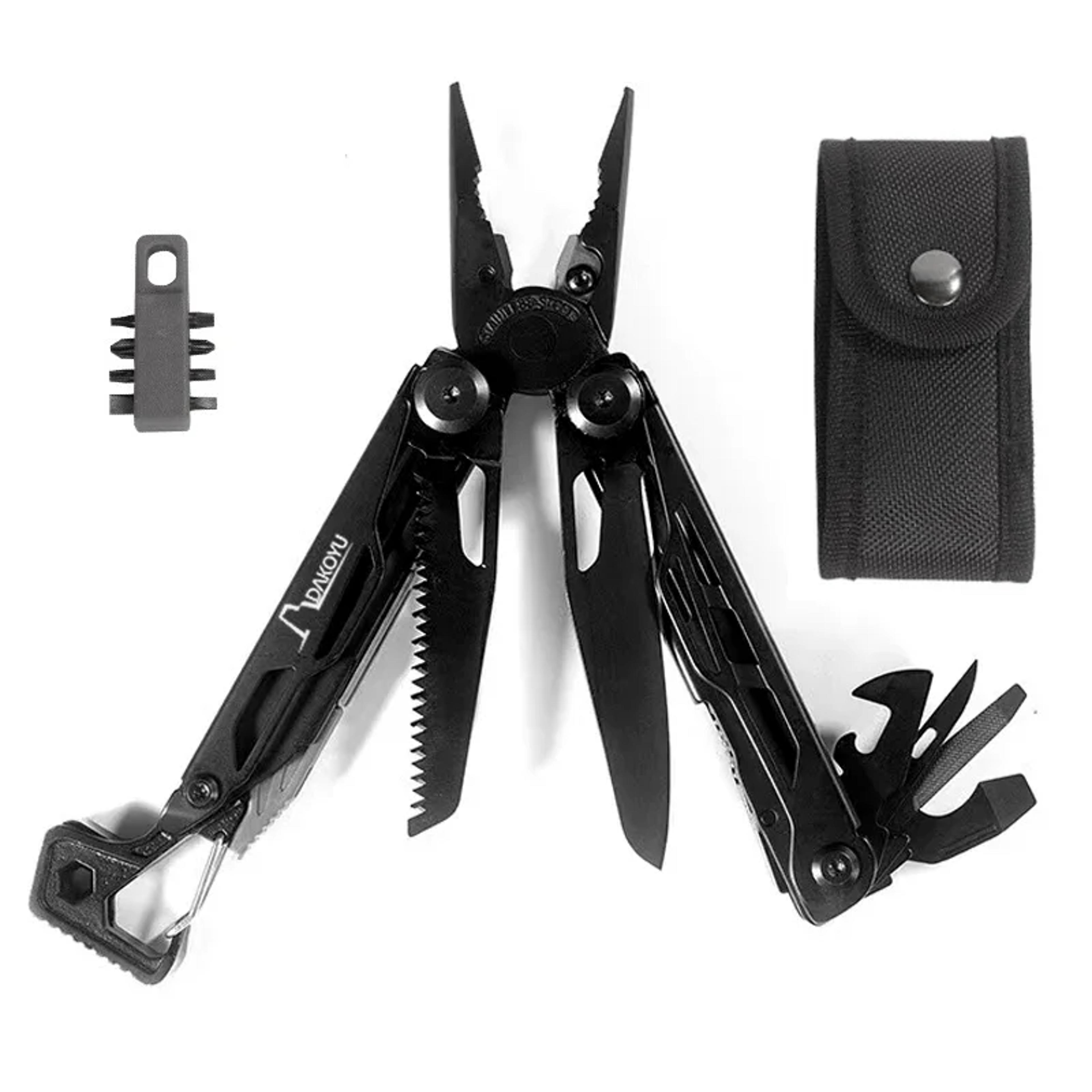 Compact Multitool Camping Pliers With Emergency Whistle Versatile Outdoor Tool For Hiking  Camping 2
