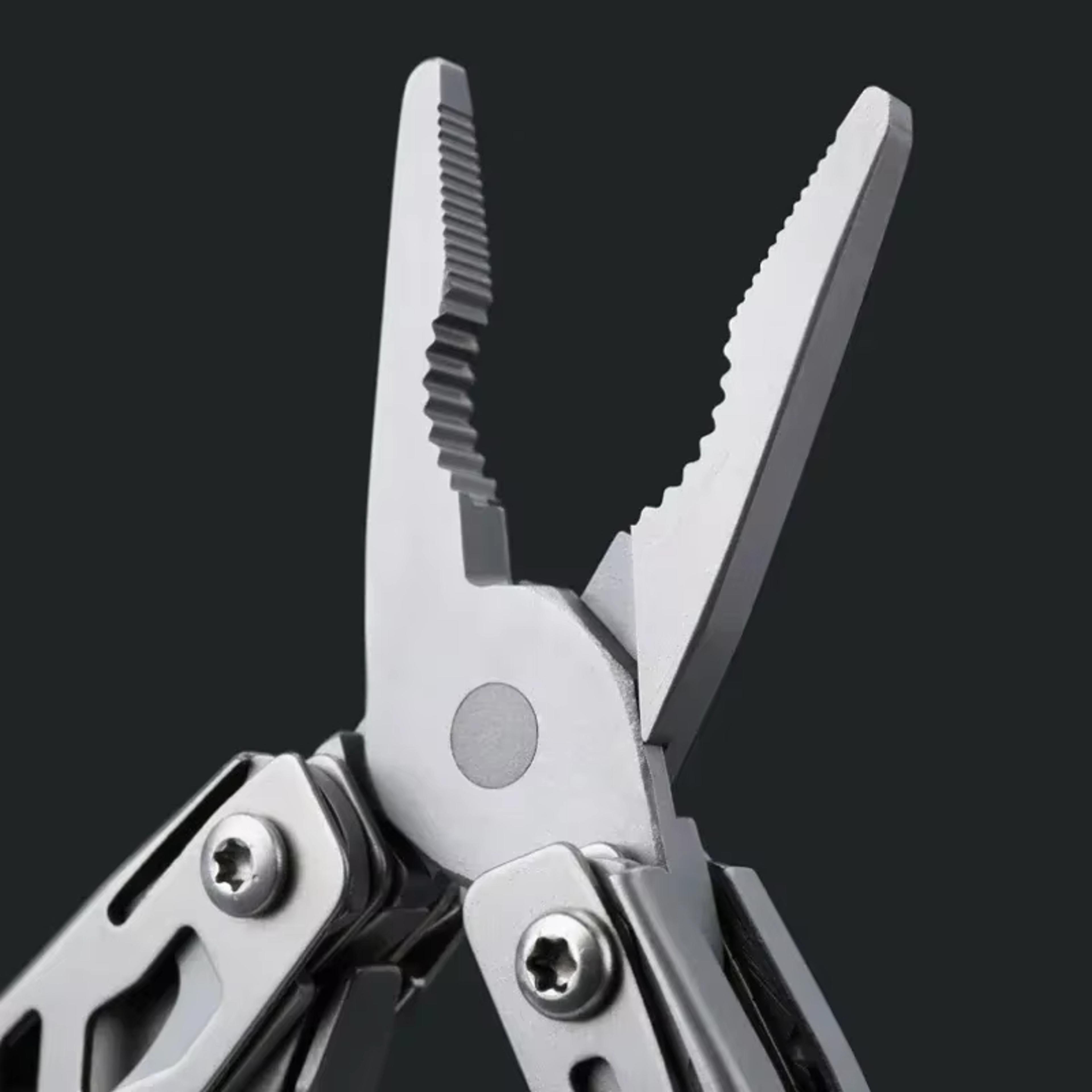Mini Multi Functional EDC Tool With Scissors Screwdriver Pliers  Bottle Opener Compact Folding Tool 5