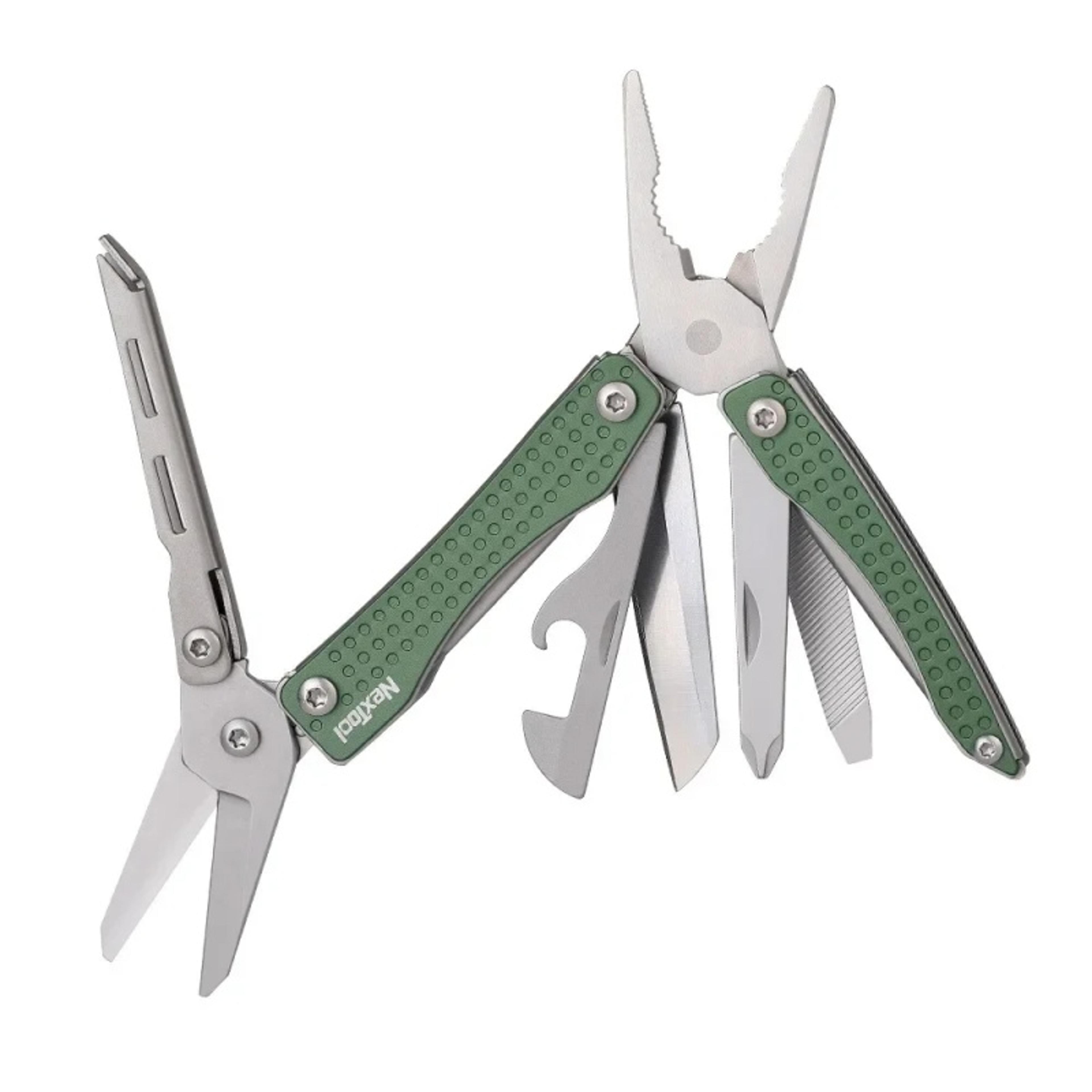 Mini Multi Functional EDC Tool With Scissors Screwdriver Pliers  Bottle Opener Compact Folding Tool 2