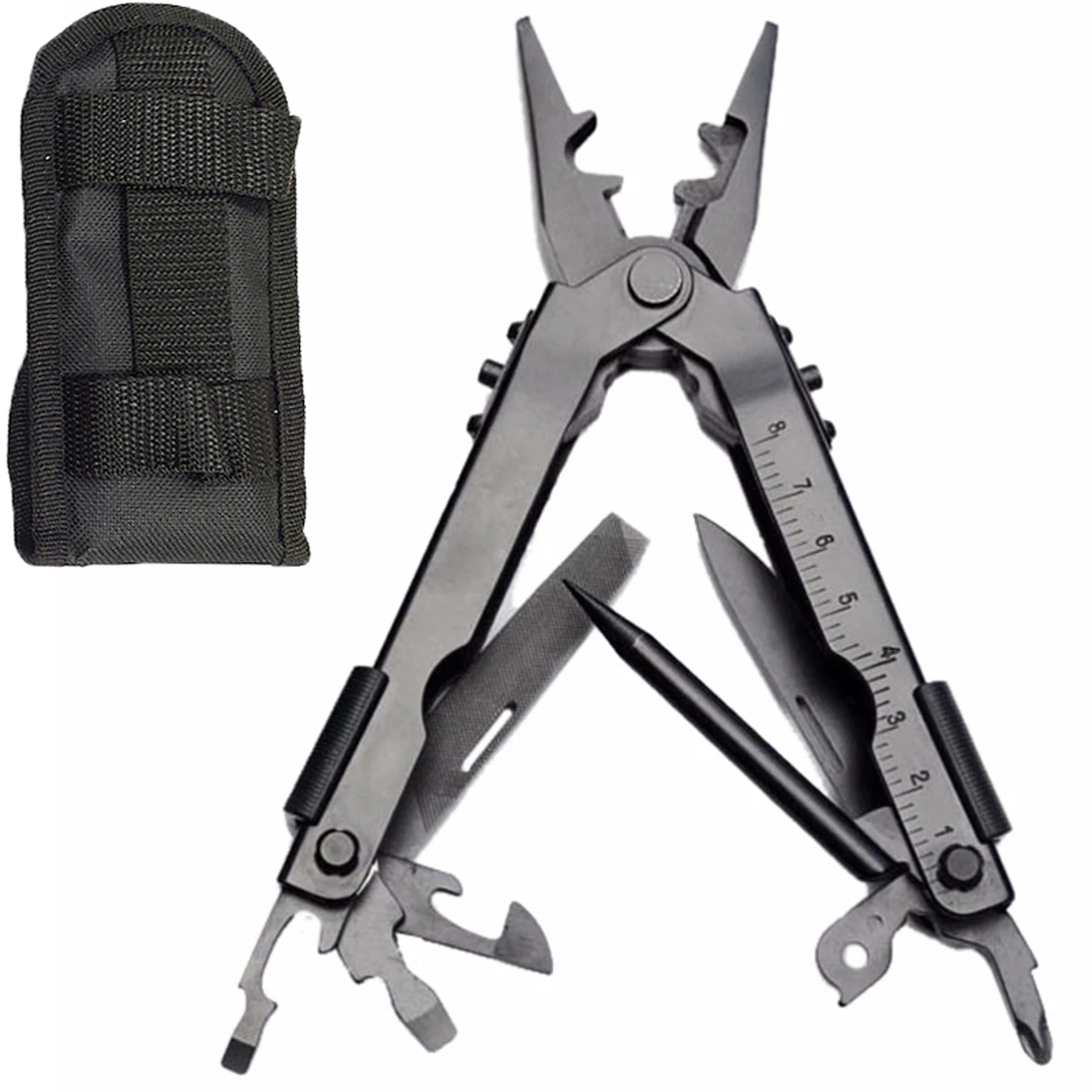 Portable Multi Tool Wire Stripper Folding Pliers Stainless Steel Outdoor Camping Essential Folding  3