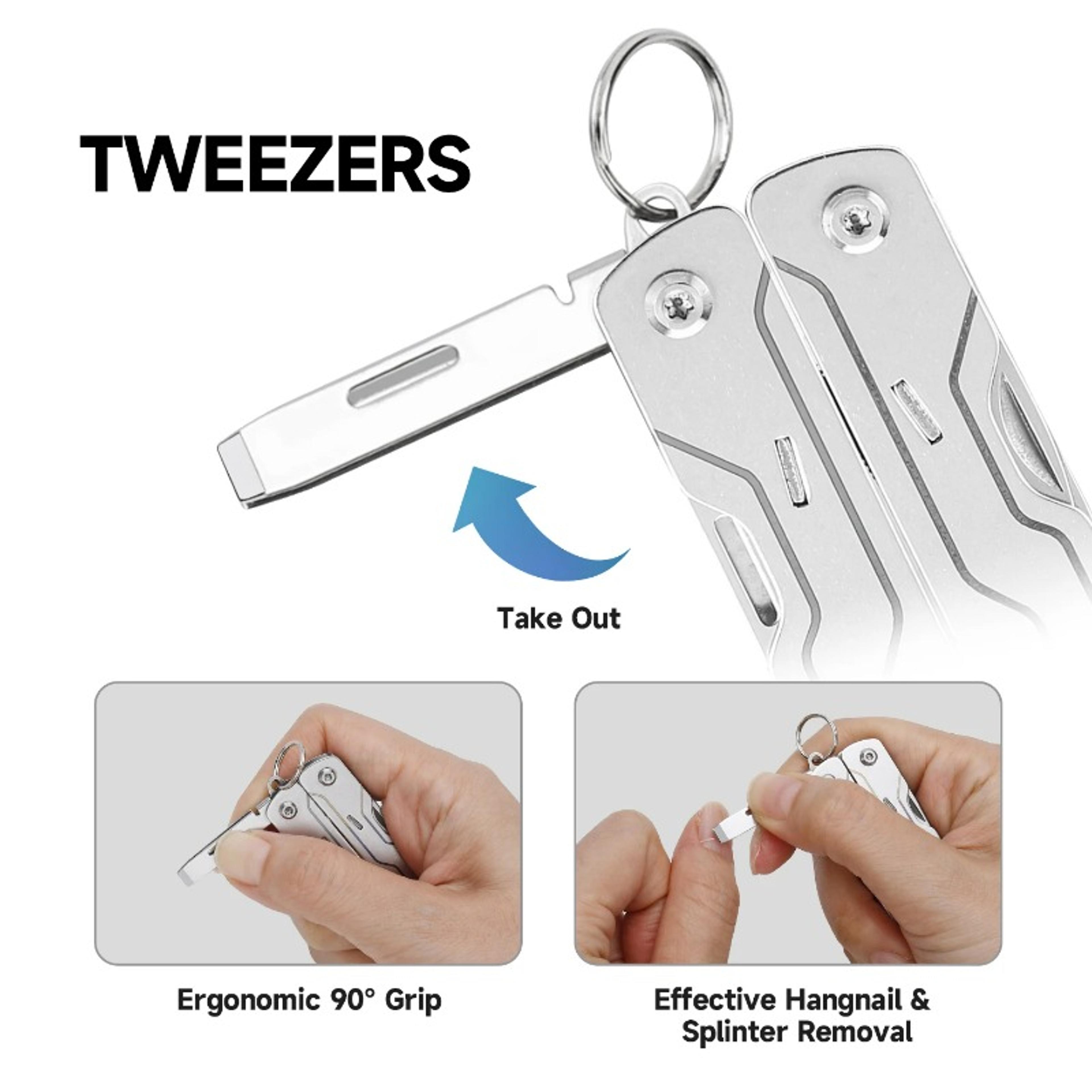 Mini Multitool Keychain Sailor Scissors Screwdriver Folding Pocket Tool For EDC  Travel 5