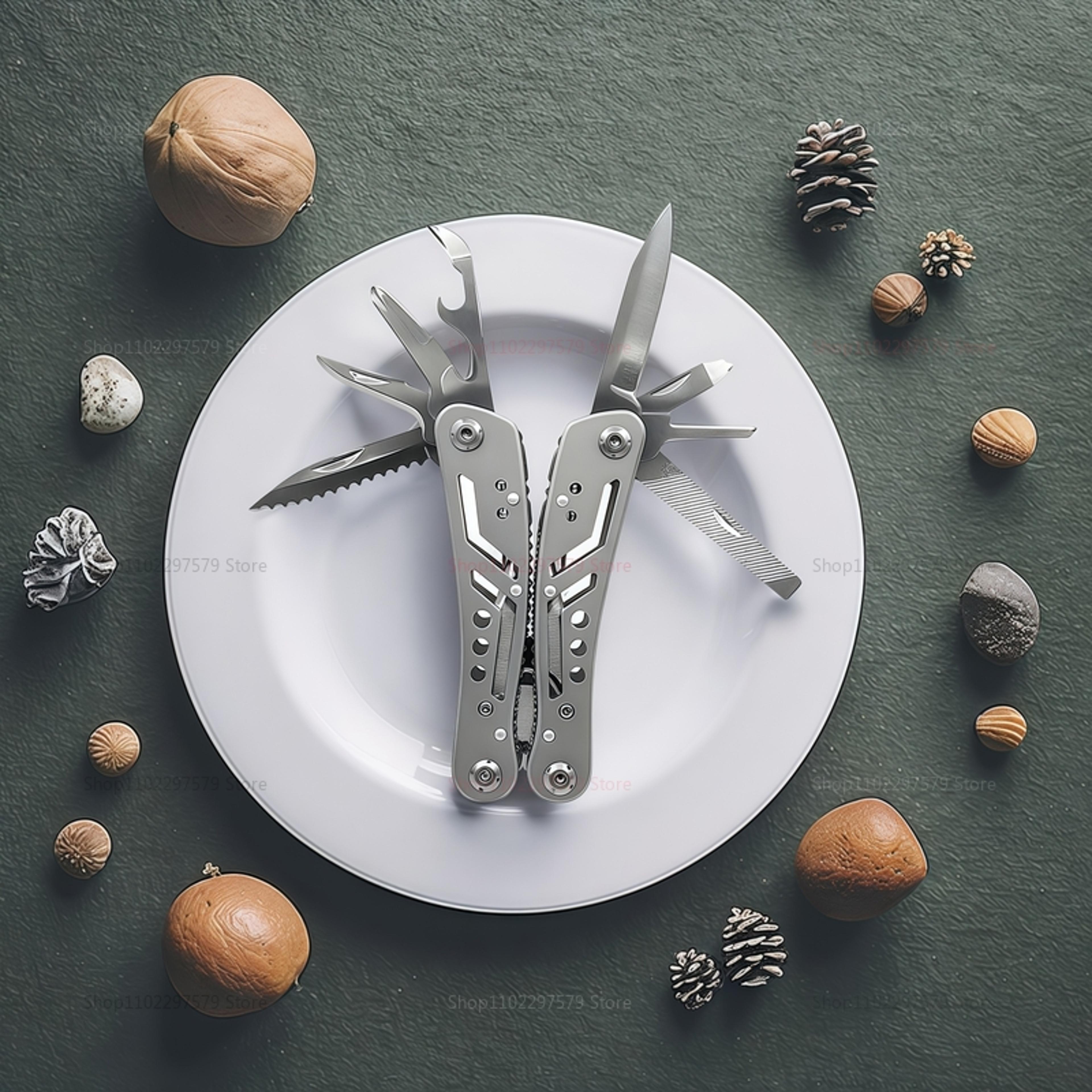 Multi Tool Pocket Knife Portable Survival Tool For Camping Hiking And Emergency Repairs 3