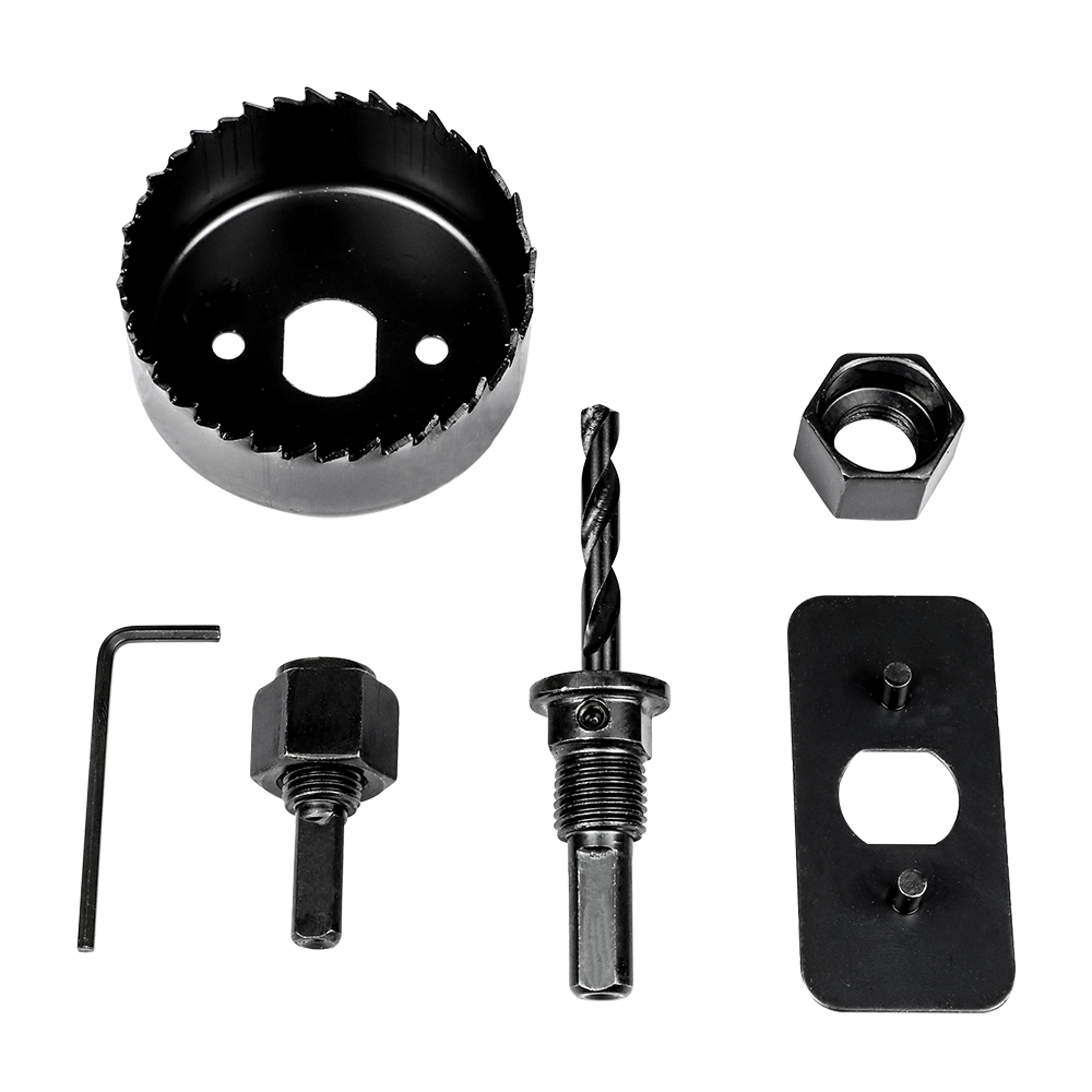 Woodworking Hole Saw Set For Ceiling  Plasterboard Carbon Steel Hole Cutter Kit 4