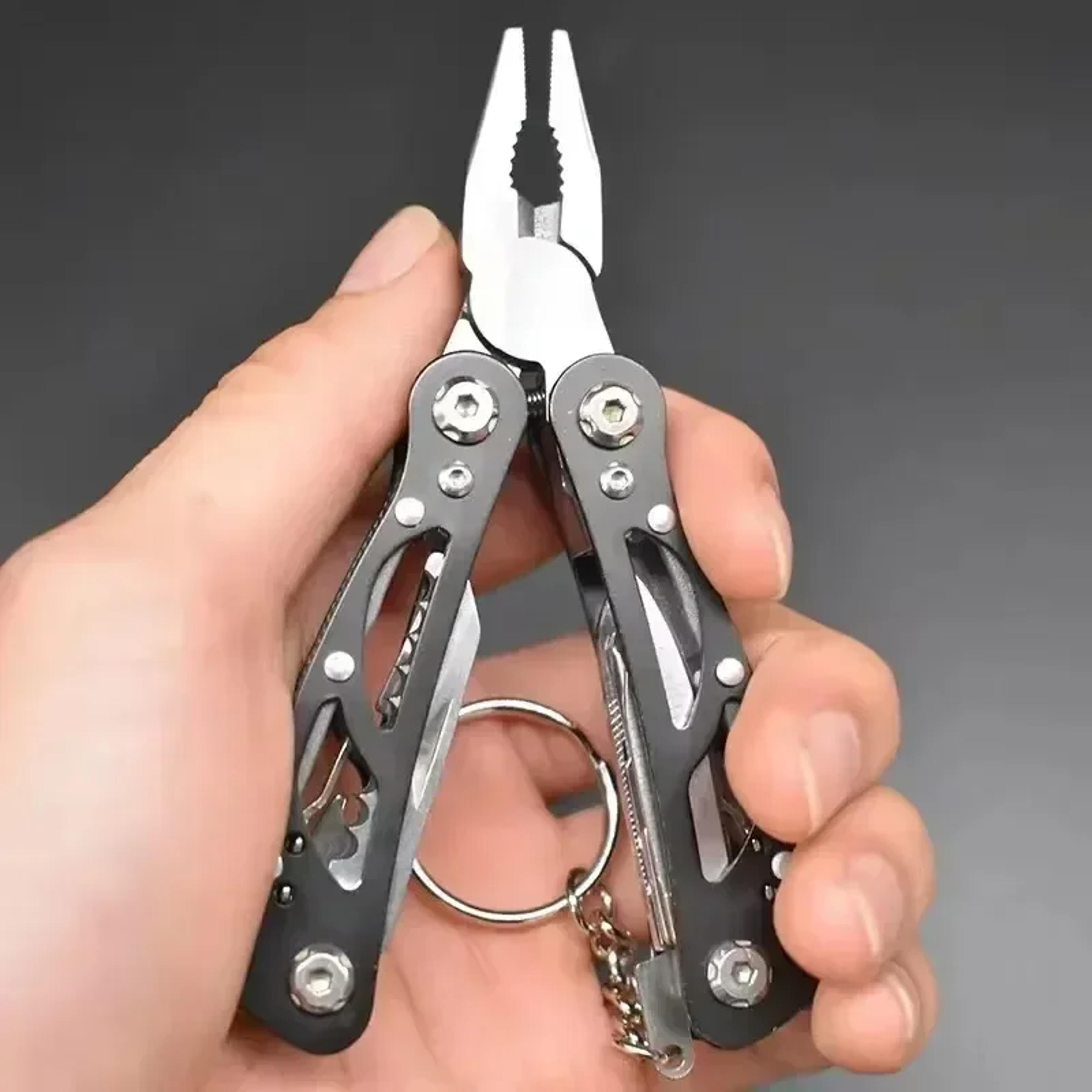 Tactical Multitool Knife Pliers Compact Outdoor Survival Tool With Screwdriver For Hiking Camping   1