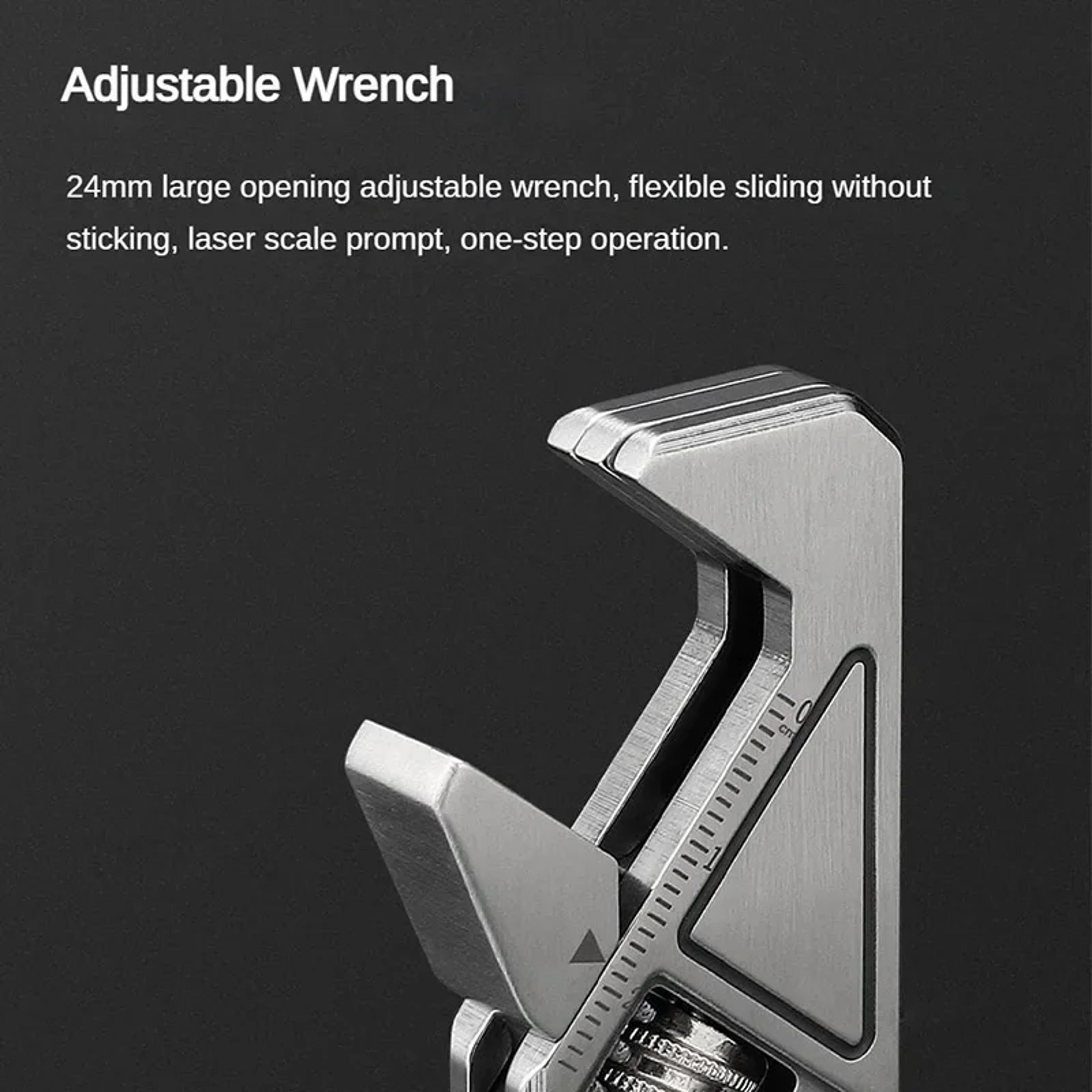 Adjustable Wrench EDC Multitool Portable Folding Knife  Screwdriver For Home Repairs 5