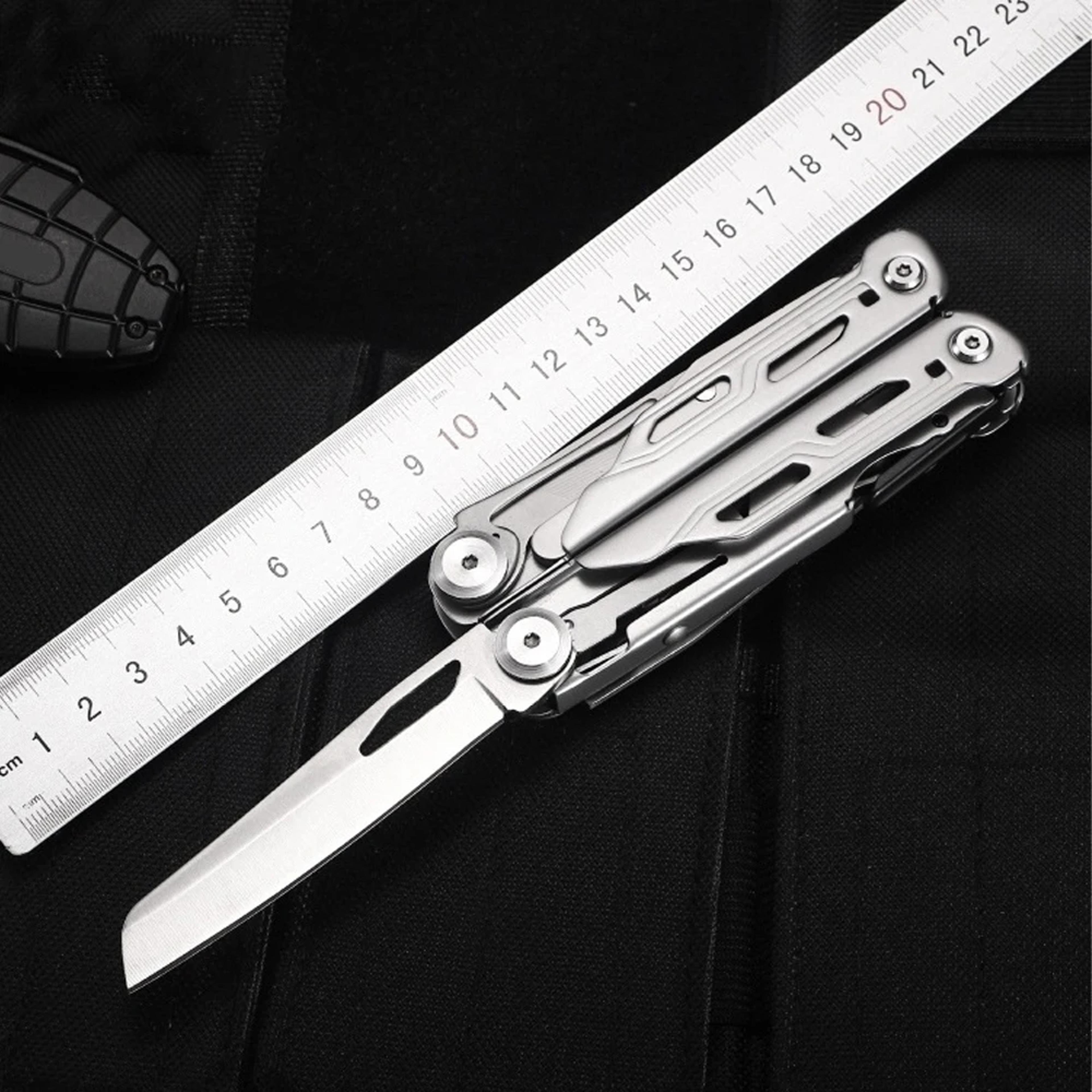 Multifunctional Tactical Survival Multitool Pliers Outdoor Pocket Knife  Cutter Tool 1