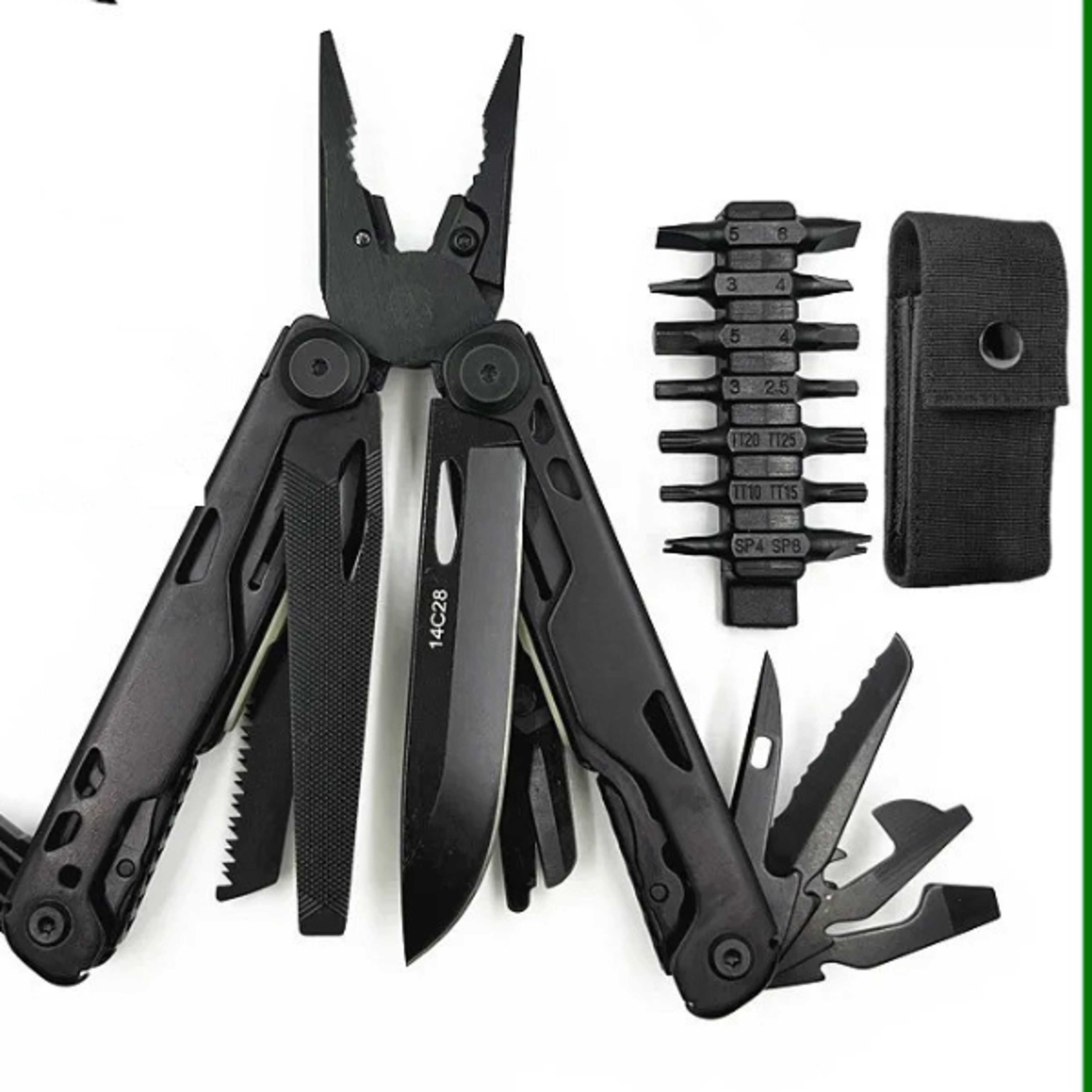 BHBT Multifunctional Combination Folding Knife Pliers Multi Tools EDC Multitools Outdoor Camping Sur