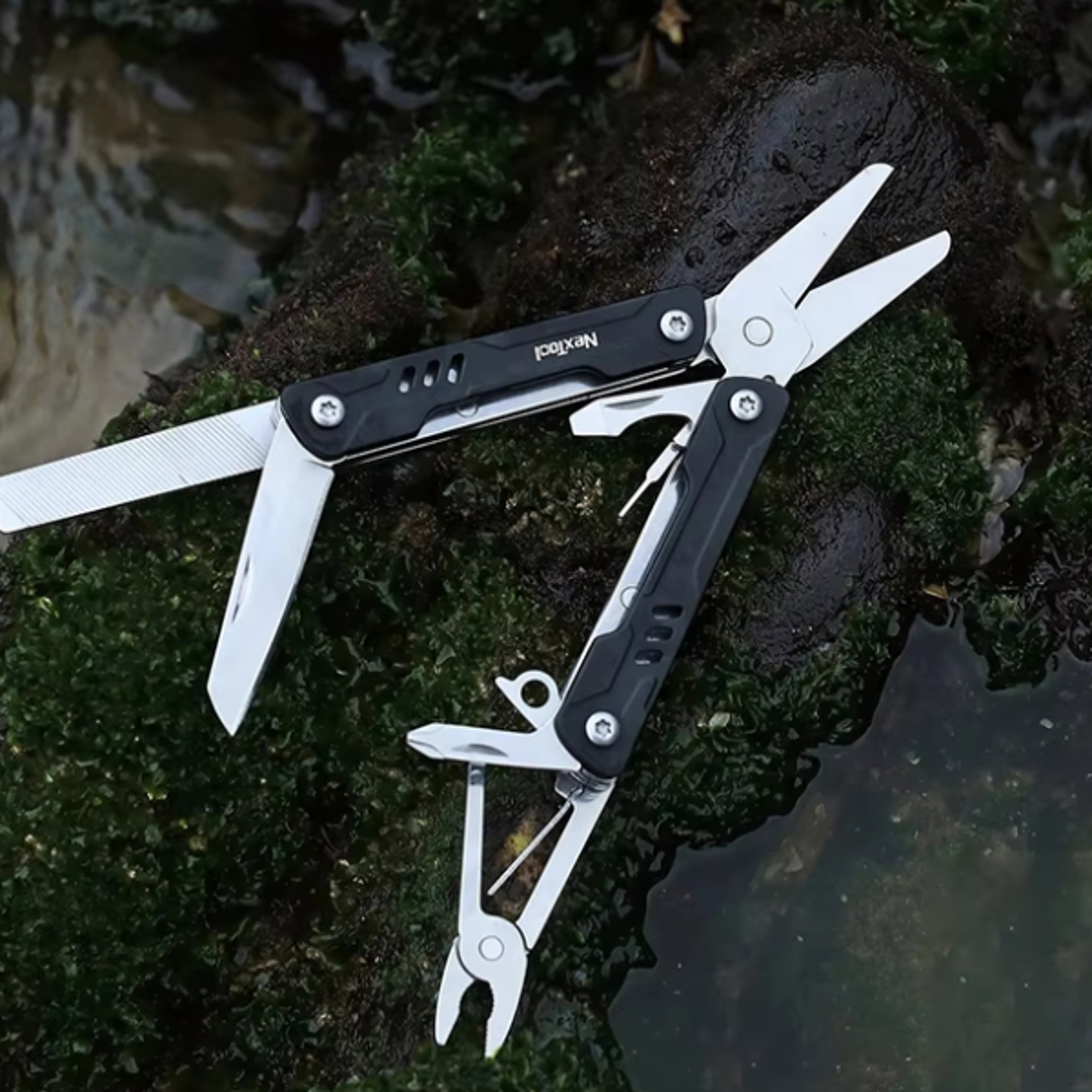 NexTool Mini Sailor Scissors Version 10 in 1 EDC Multitools Hand Pliers Tools Mini Pocket Folding Kn