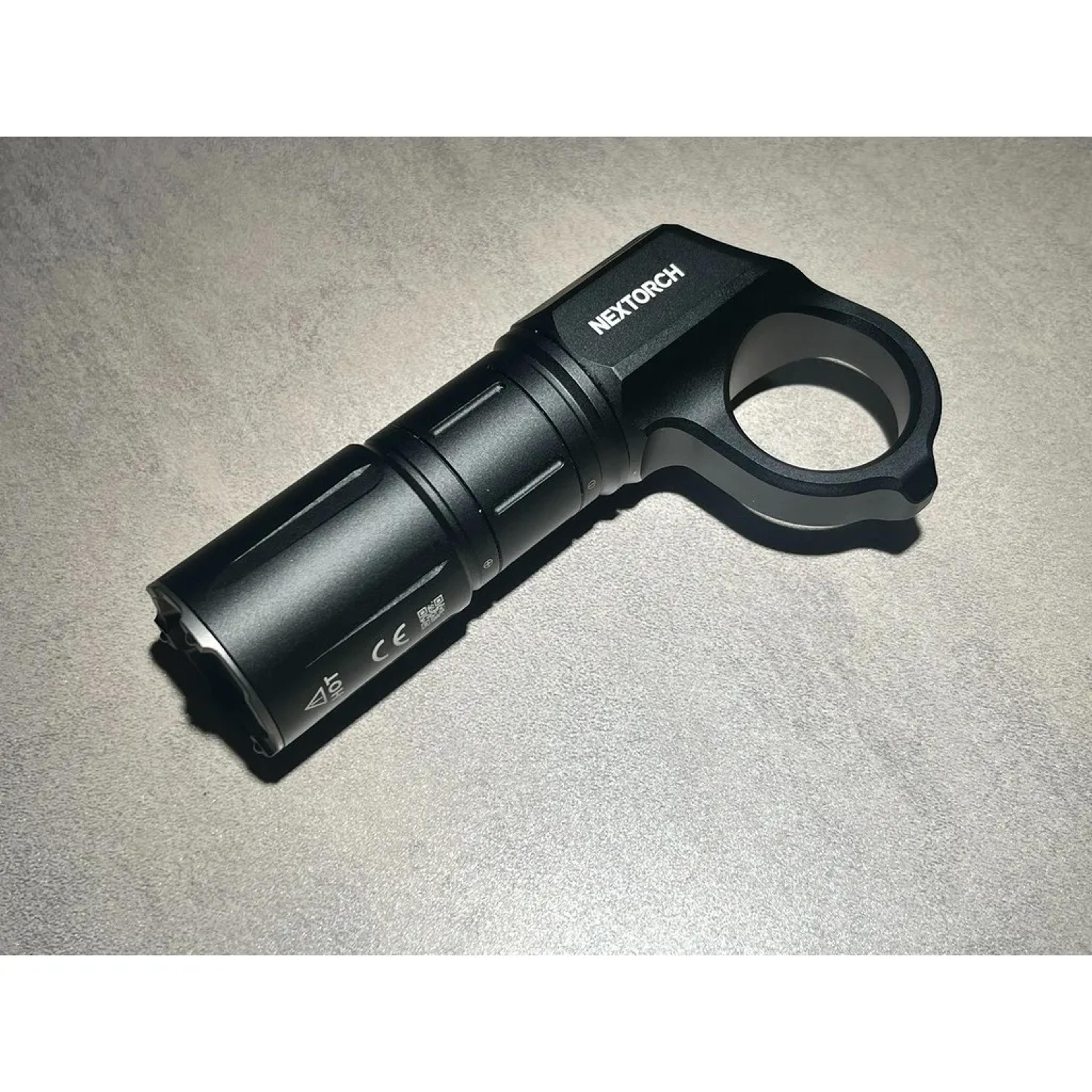 ARTORCH Compact Tactical Flashlight With Finger Ring  Glass Breaker EDC LED Light 4