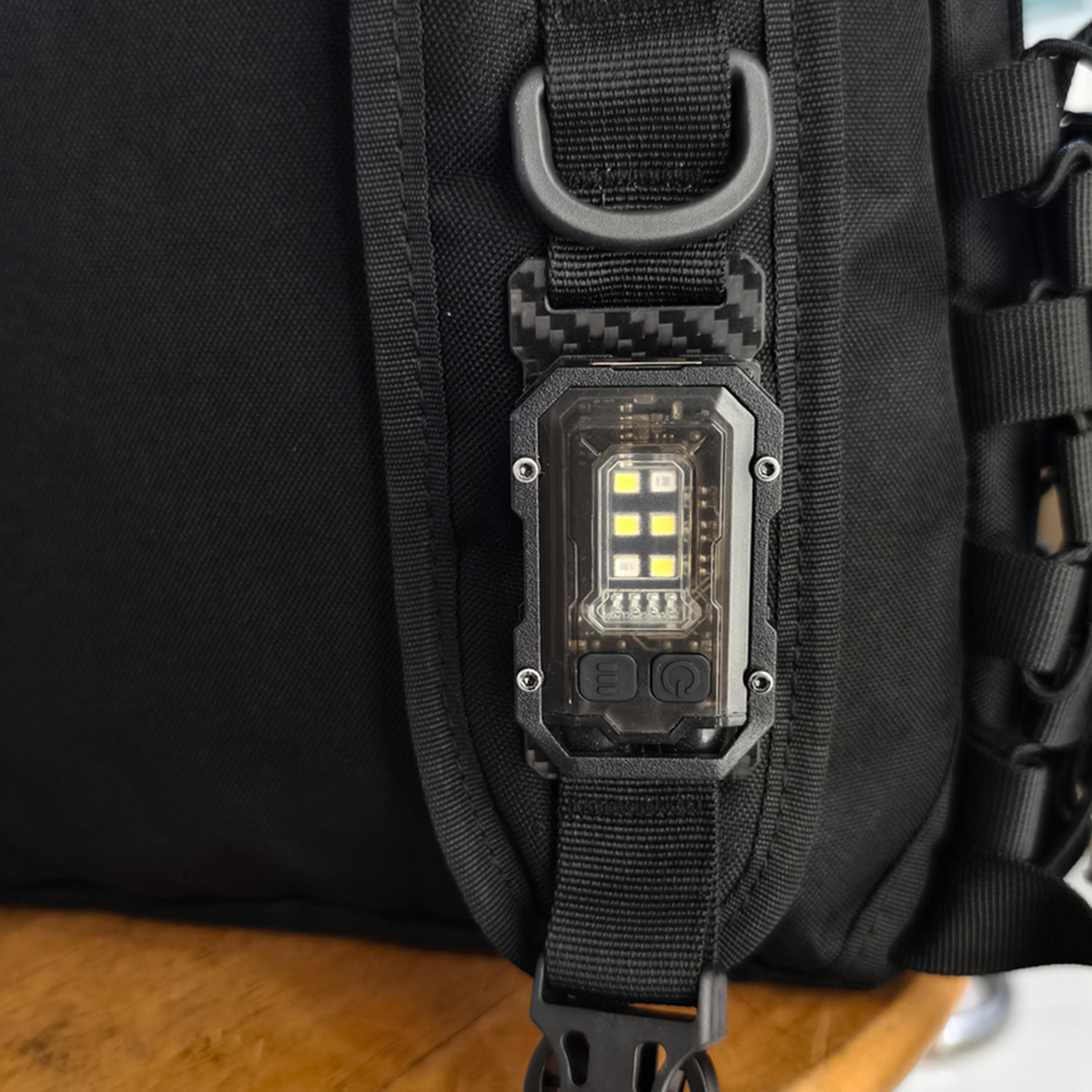 Tactical Flashlight EDC Mini Light For Backpack Strap  Helmet With USB Rechargeable And Magnetic Ba 3