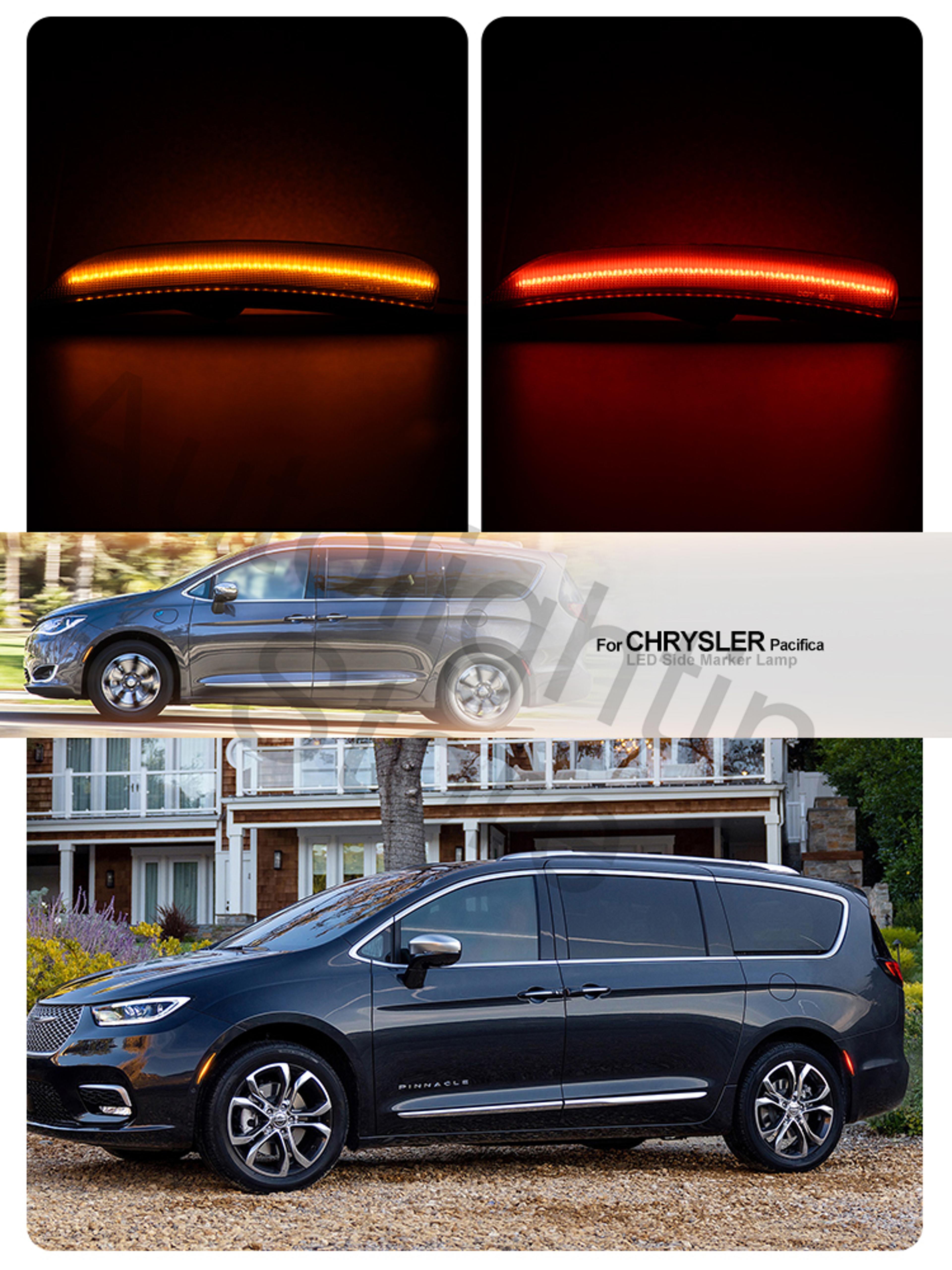 LED Front  Rear Side Marker Light Amber  Red Waterproof Plug And Play 2