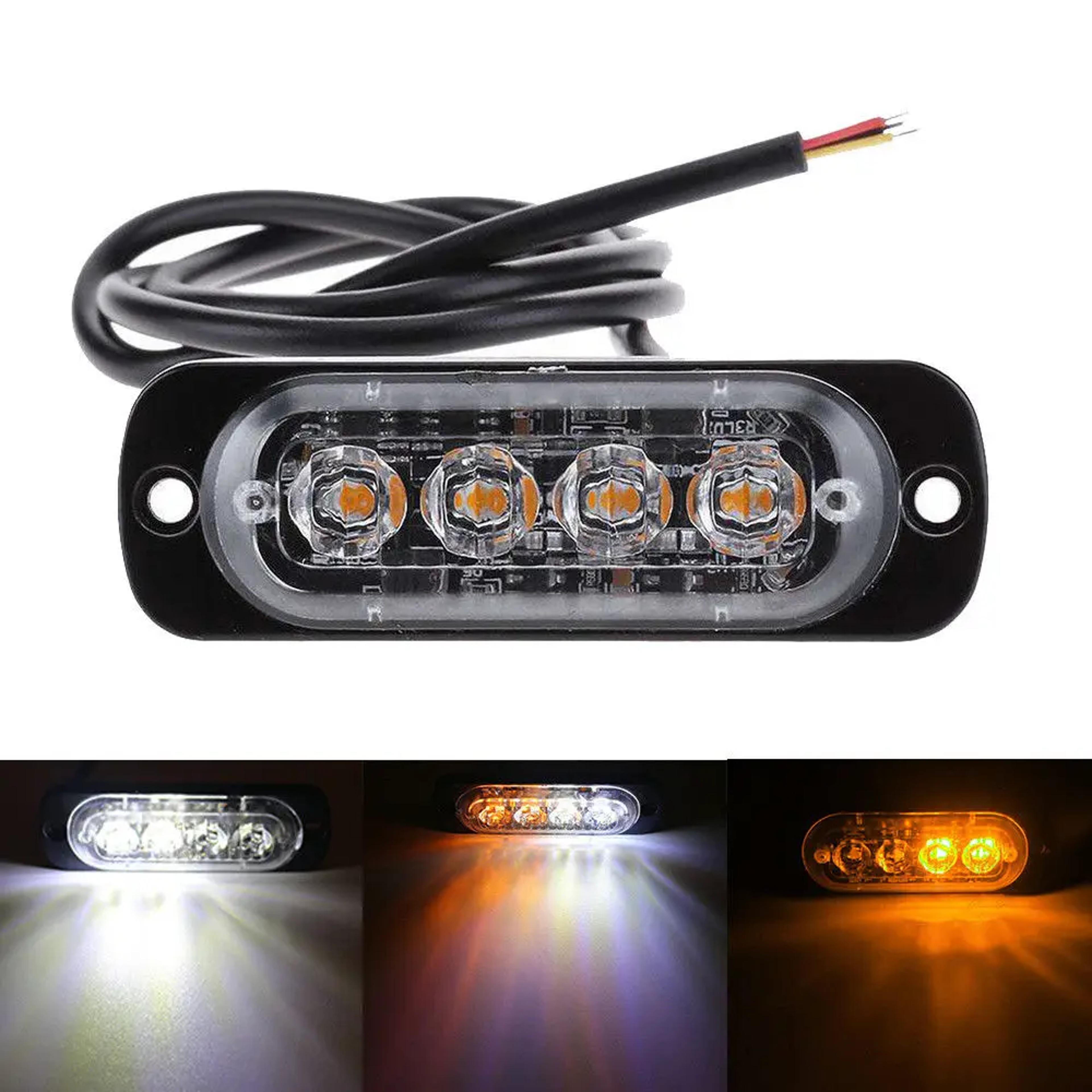 Car Strobe Light For Emergency Signals LED Warning Flashing Light For Trucks  Cars 4