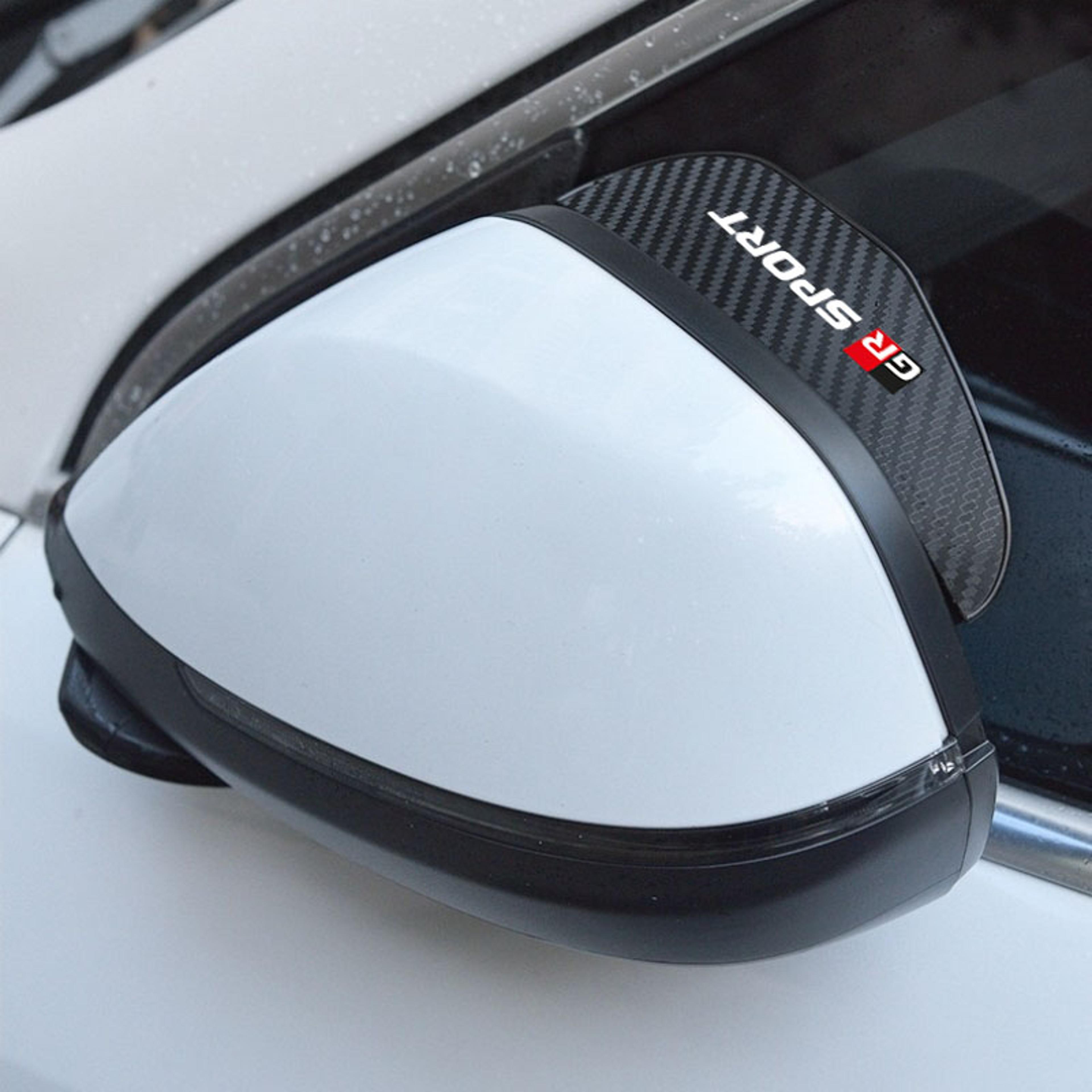 car rearview mirror rain eyebrow visor carbon fiber side auto accessories gr sport