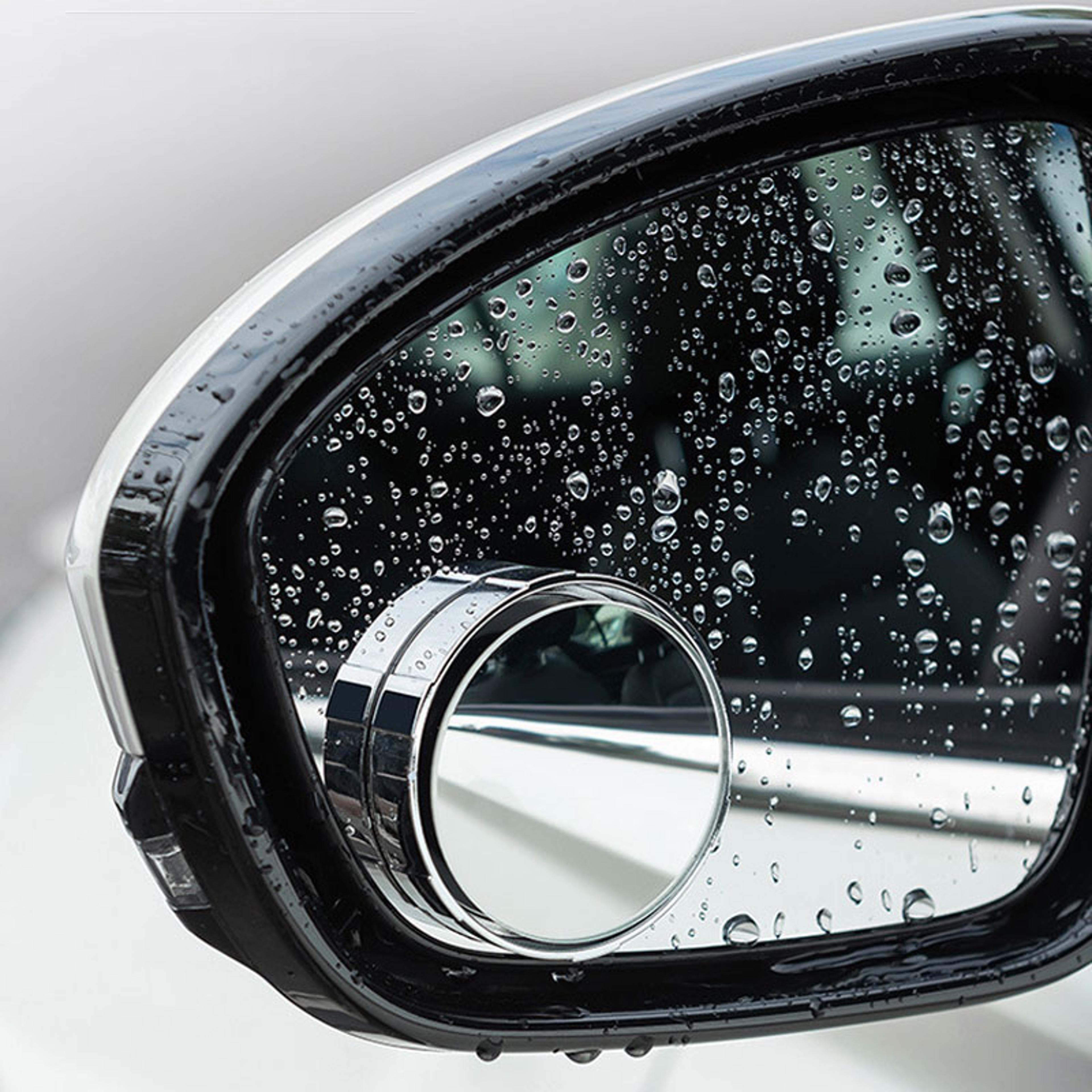 Adjustable Round Frame Blind Spot Mirror Wide Angle Car Auxiliary Rearview Mirror For Safer Reverse 0