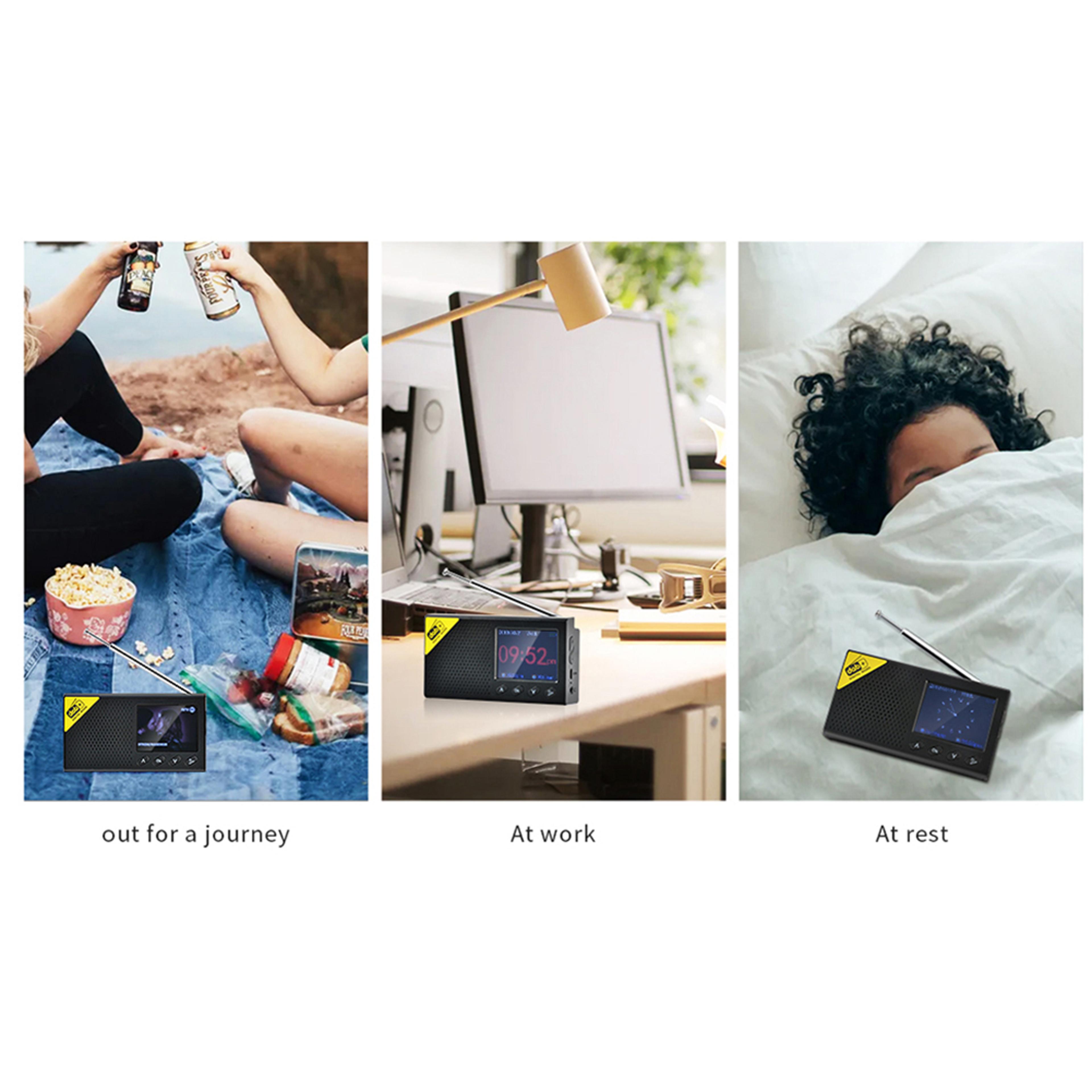 Portable Digital Radio With Bluetooth And LCD Display DAB FM Receiver For Home  Office 5