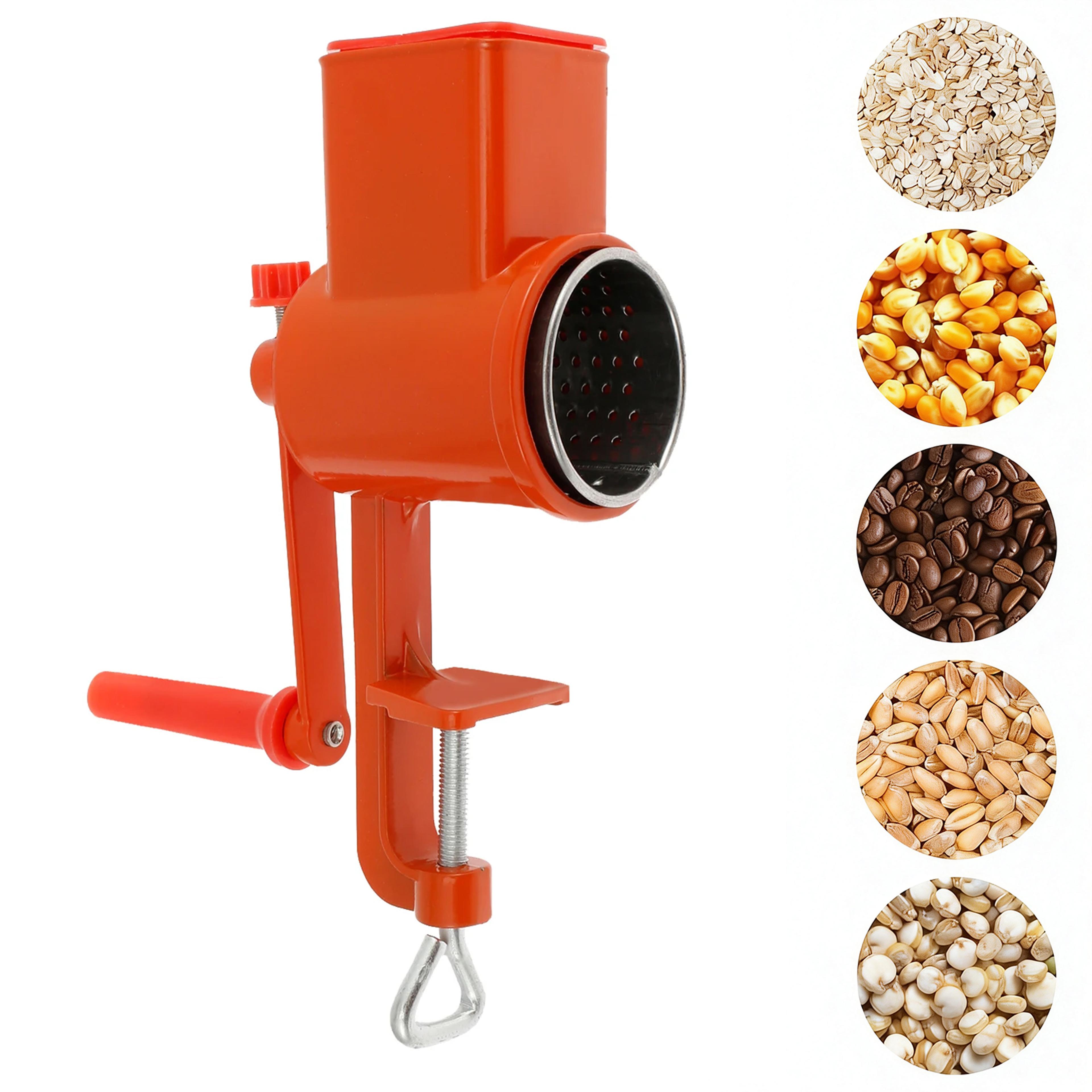 Multi Purpose Manual Grain Mill  Hand Crank Food Grinder For Home Flour And Spices 0
