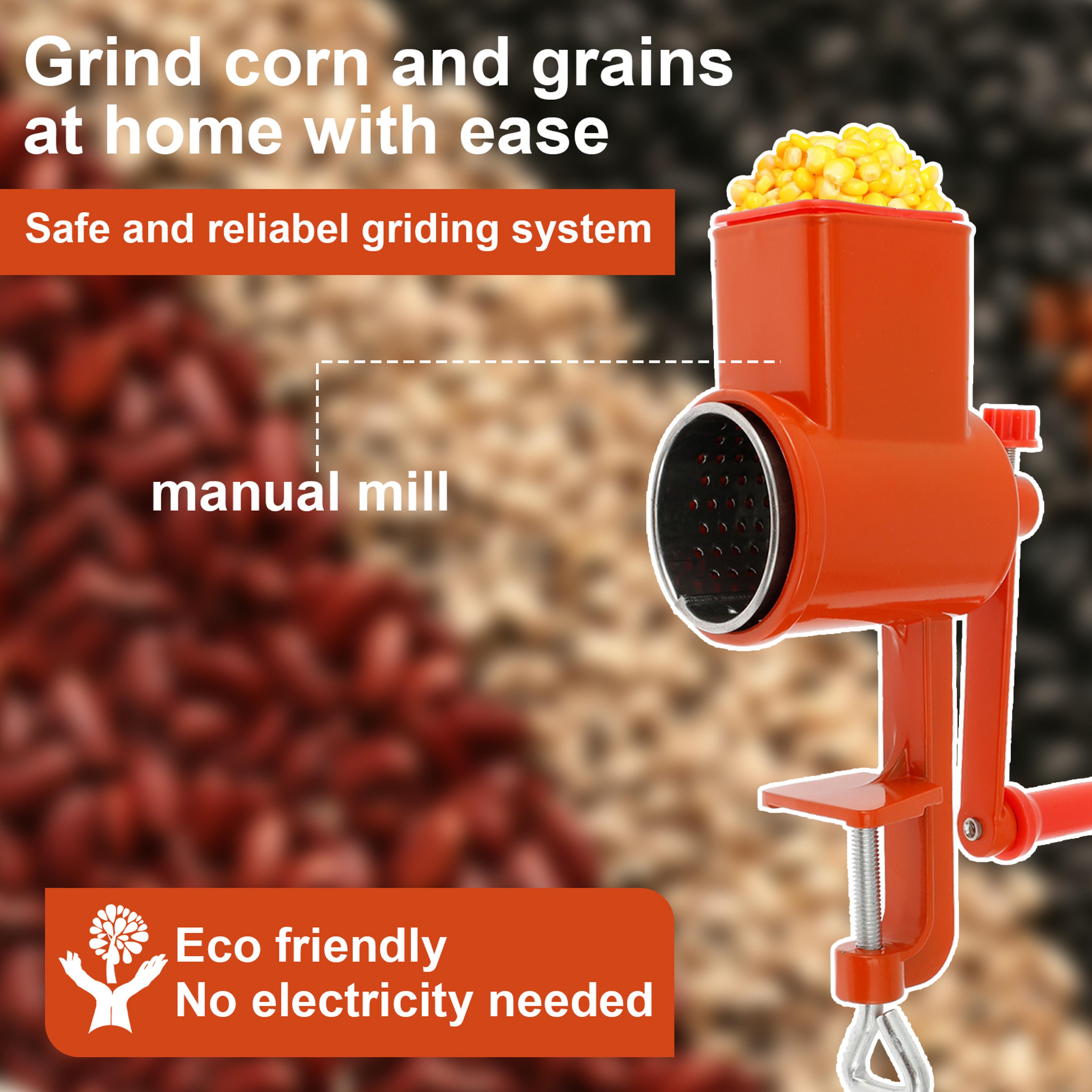 Multi Purpose Manual Grain Mill  Hand Crank Food Grinder For Home Flour And Spices 6