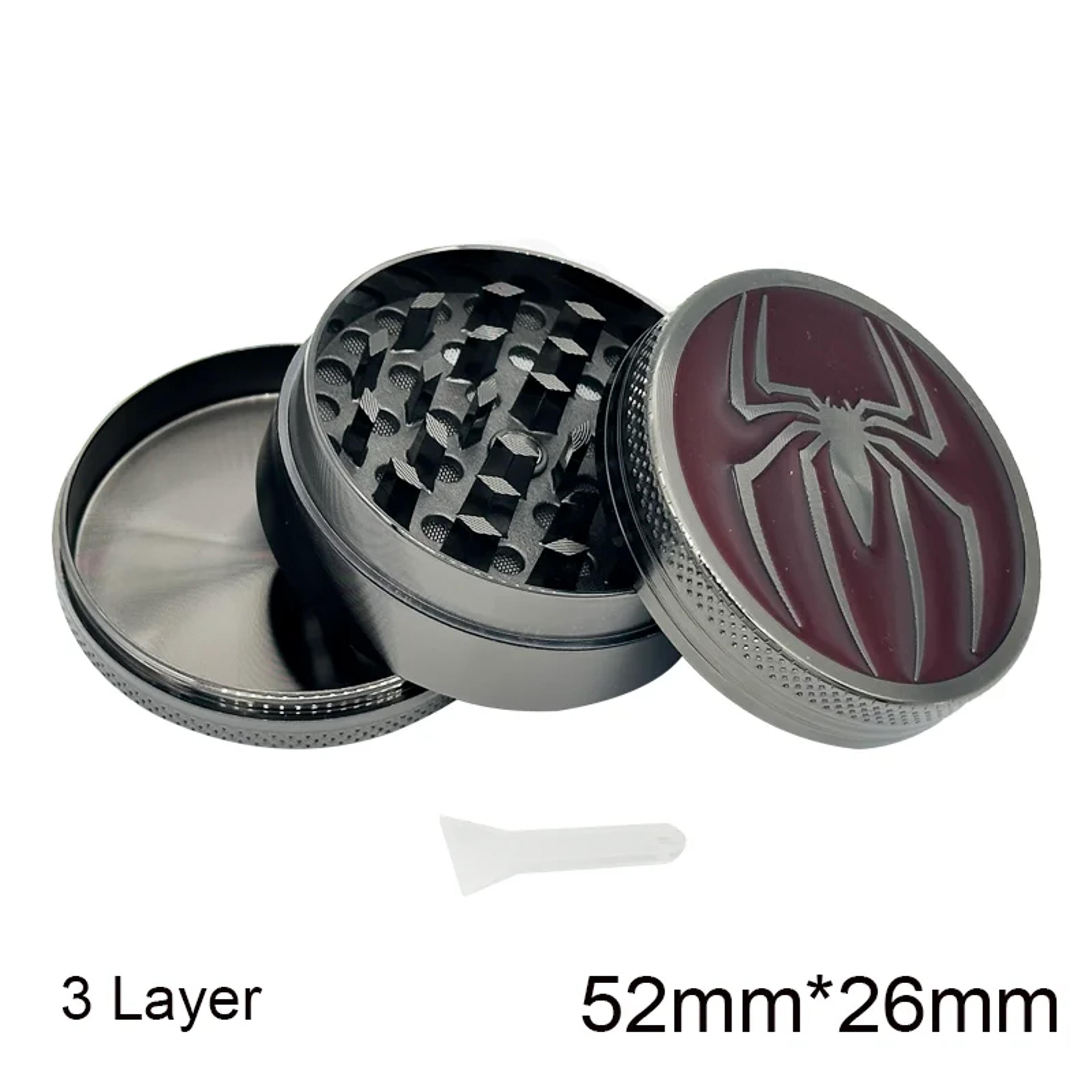 Spider Web Zinc Alloy Herb Grinder  Manual Spice Crusher 5