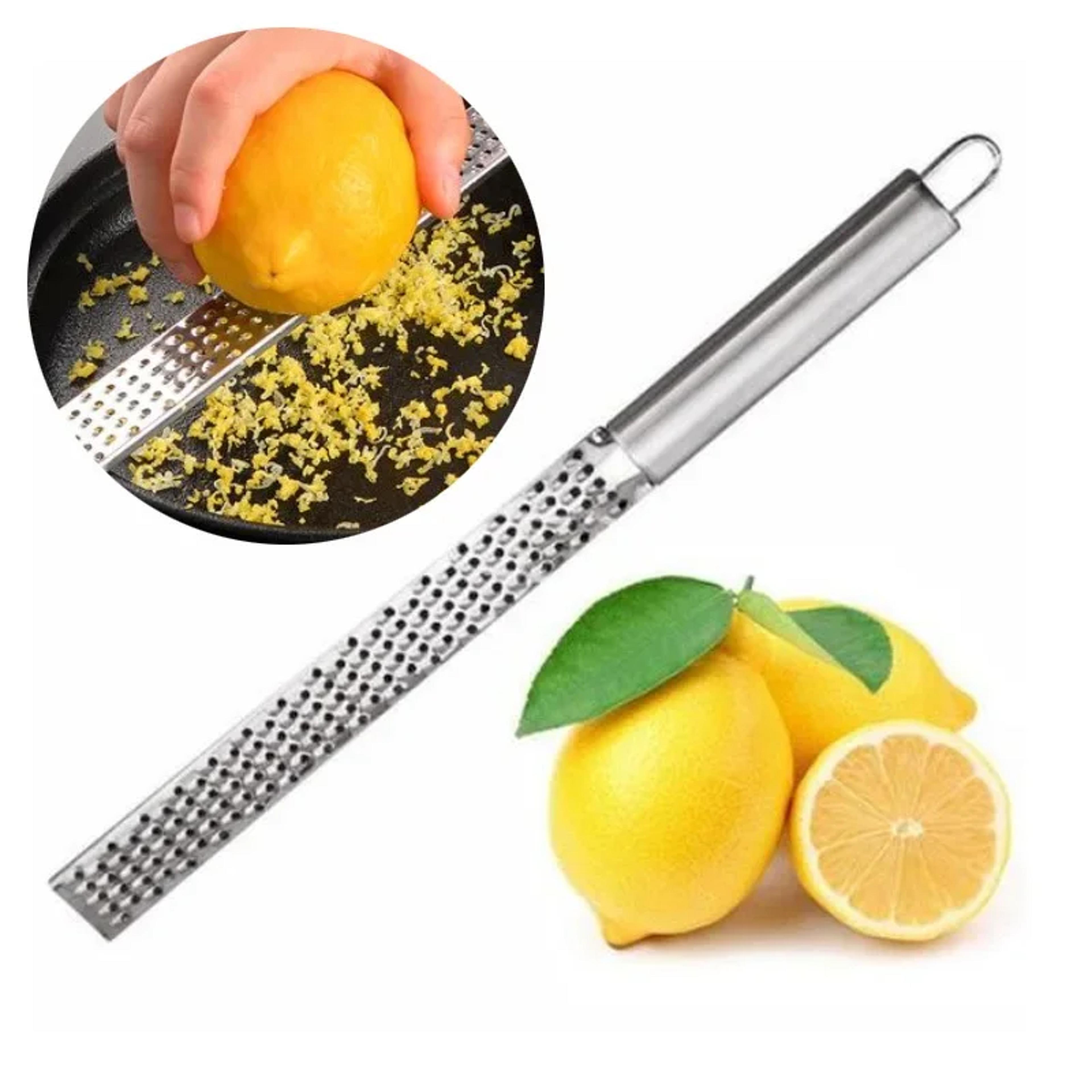 Multi Use Stainless Steel Cheese Grater  Lemon Zester Tool For Garlic Citrus  Veggies 2