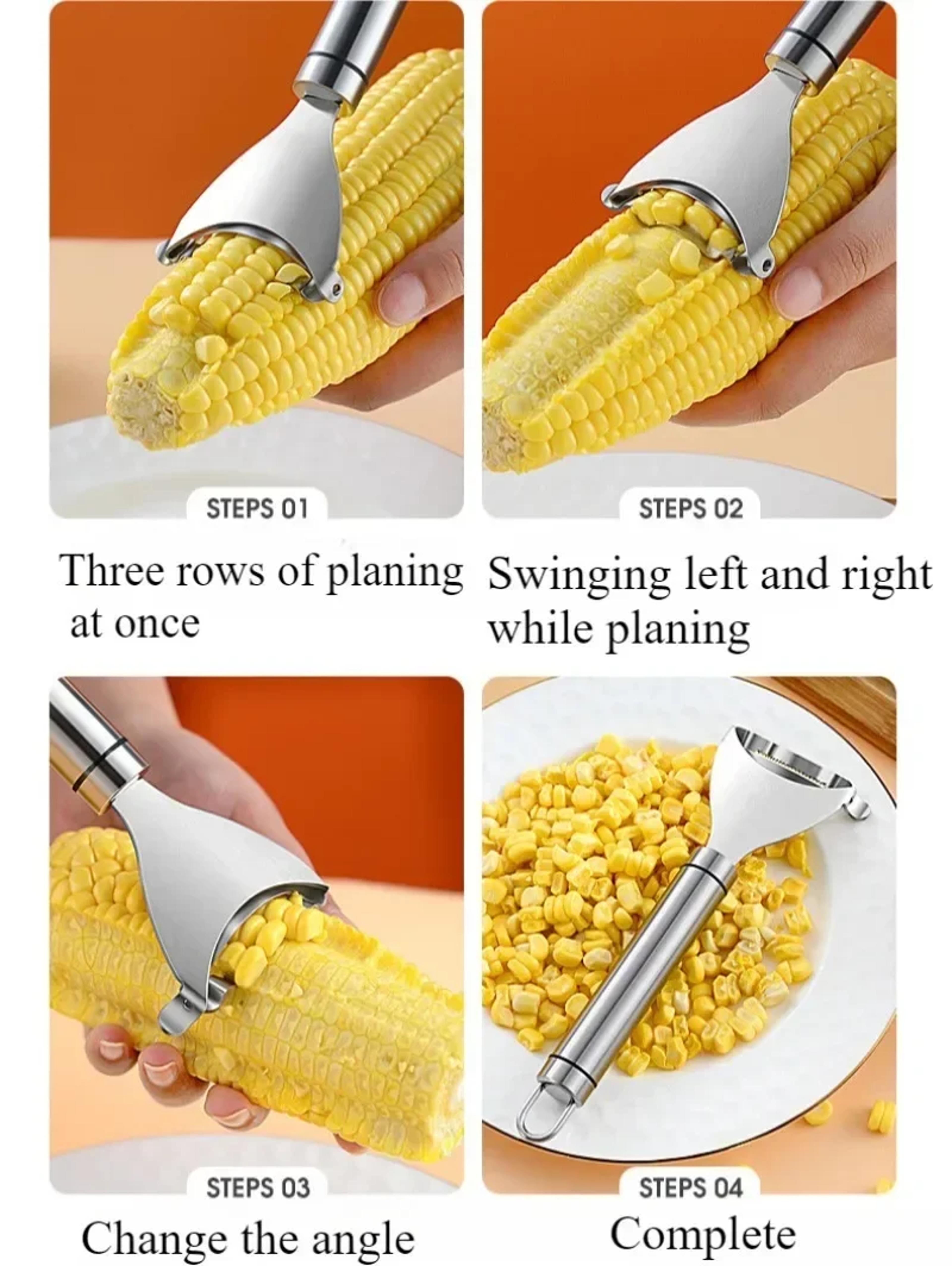 Stainless Steel Corn Stripper Tool Manual Corn Stripper For Fast Kernel Removal 5