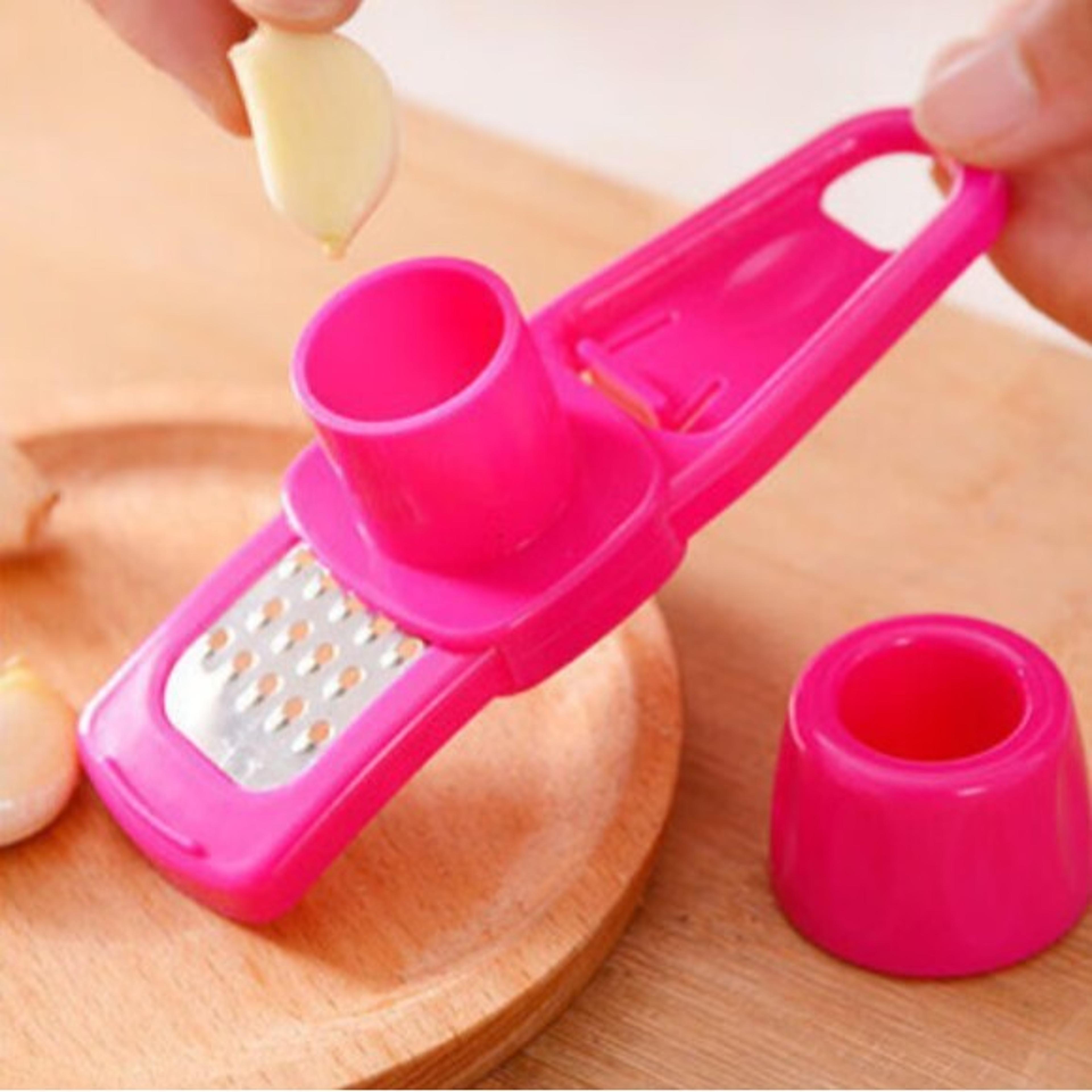 ErgoGrip Garlic Press Mincer Easy Crush Garlic Press Manual Garlic Crusher Kitchen Tool 6