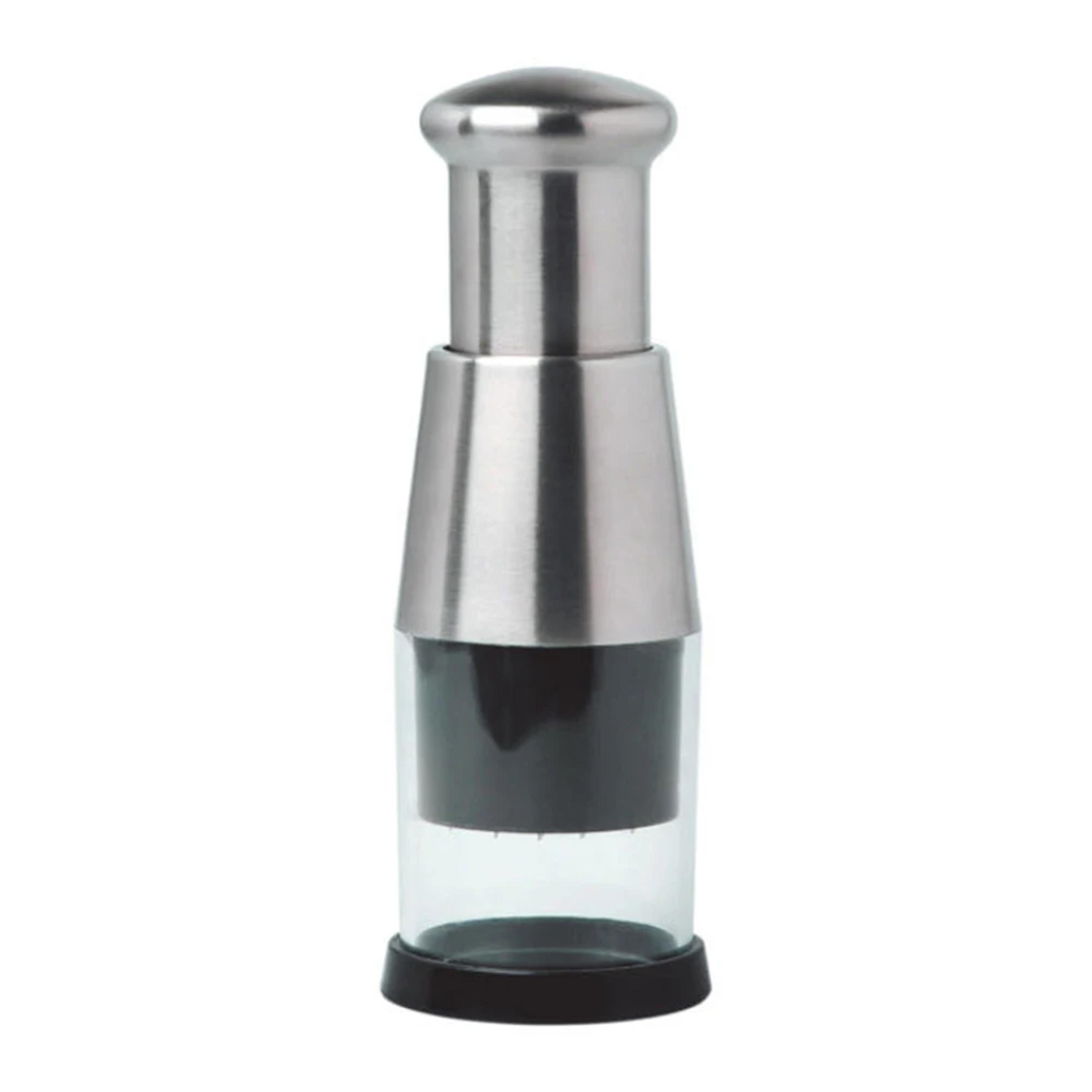 Stainless Steel Garlic Chopper Manual Vegetable Mincer Tool For Quick Kitchen Prep 2
