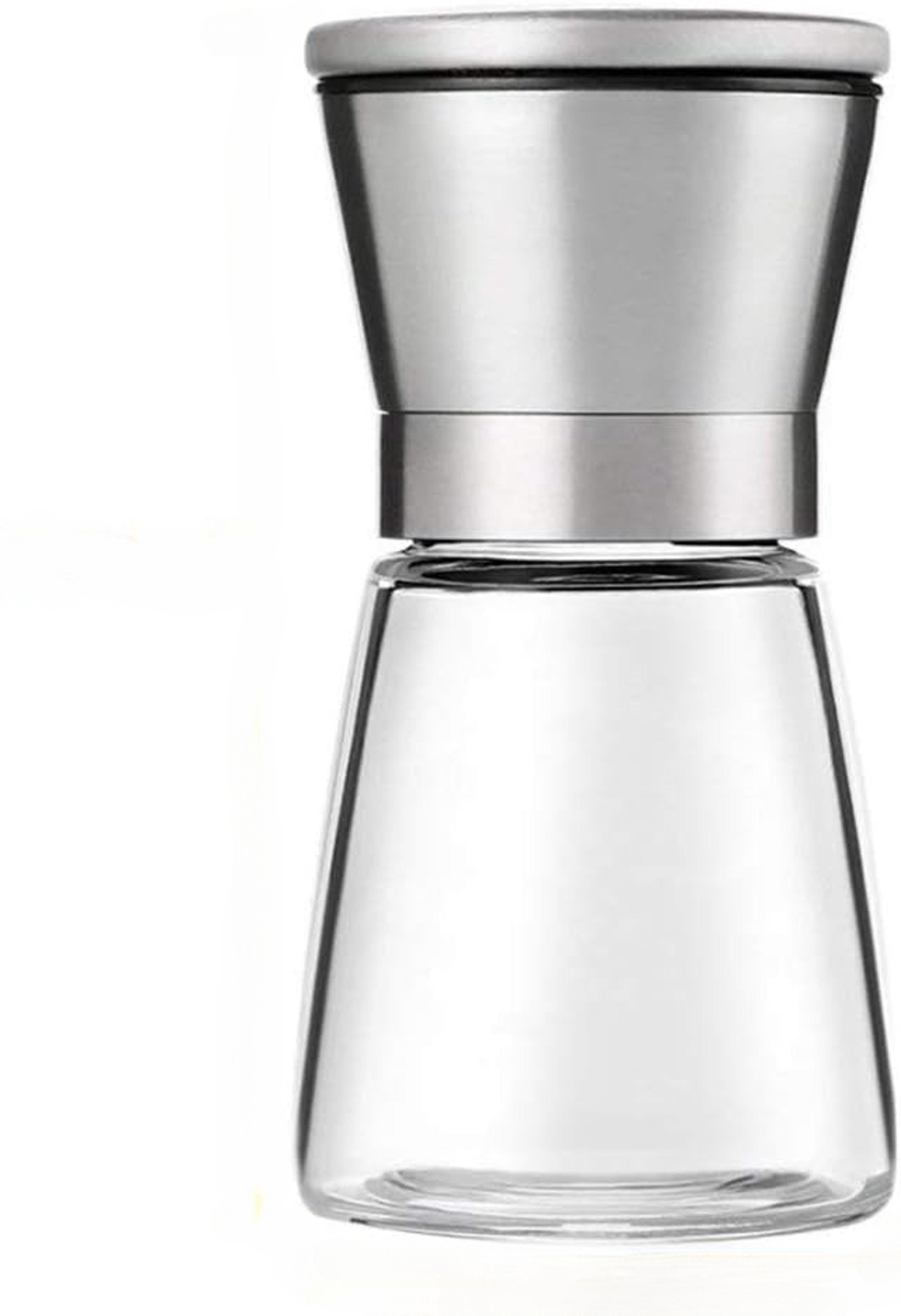 Premium Manual Salt And Pepper Grinder Set Adjustable Stainless Steel Spice Grinder For Kitchen 3