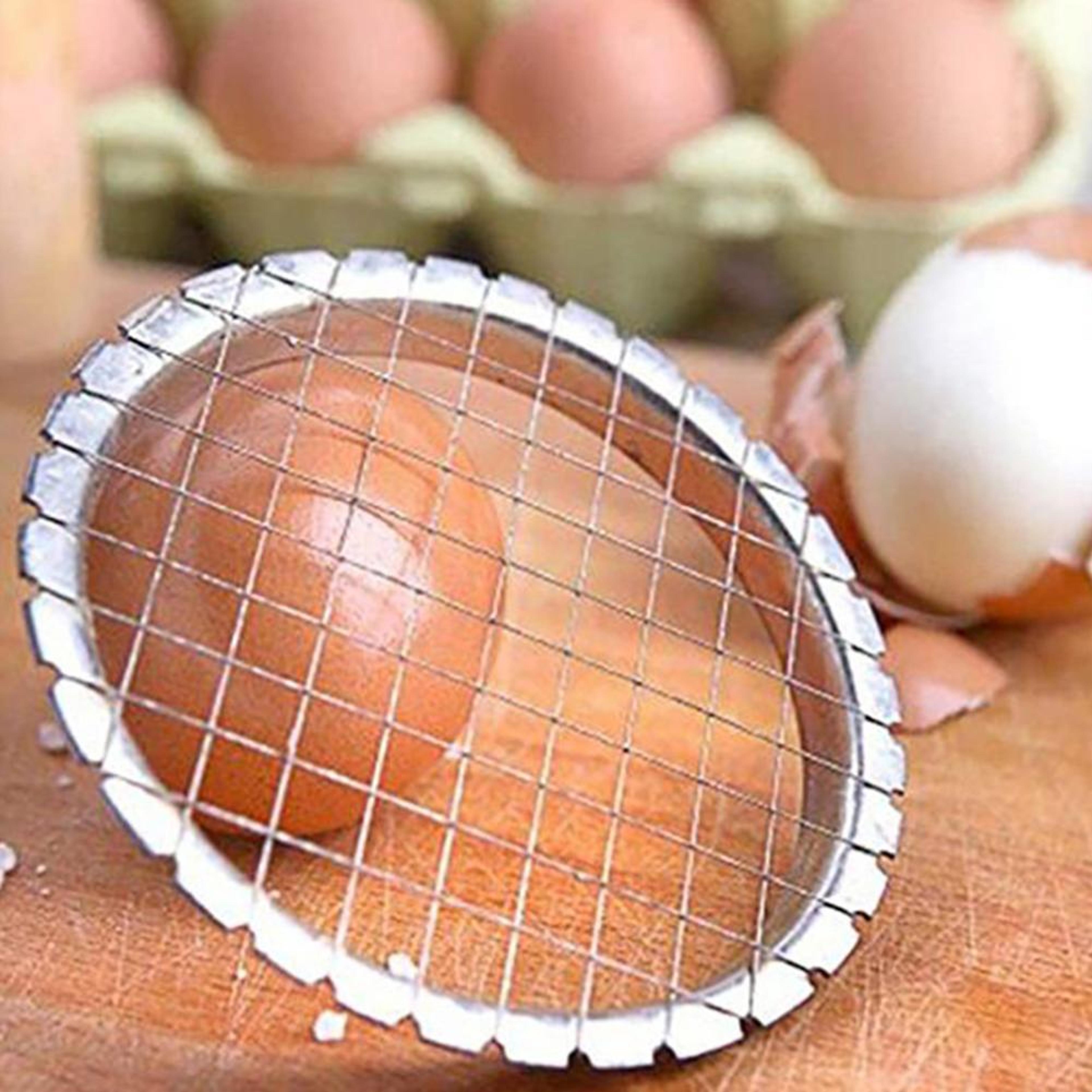 stainless steel multipurpose handheld vegetable slicer & egg and vegetable cutter kitchen food prep tool