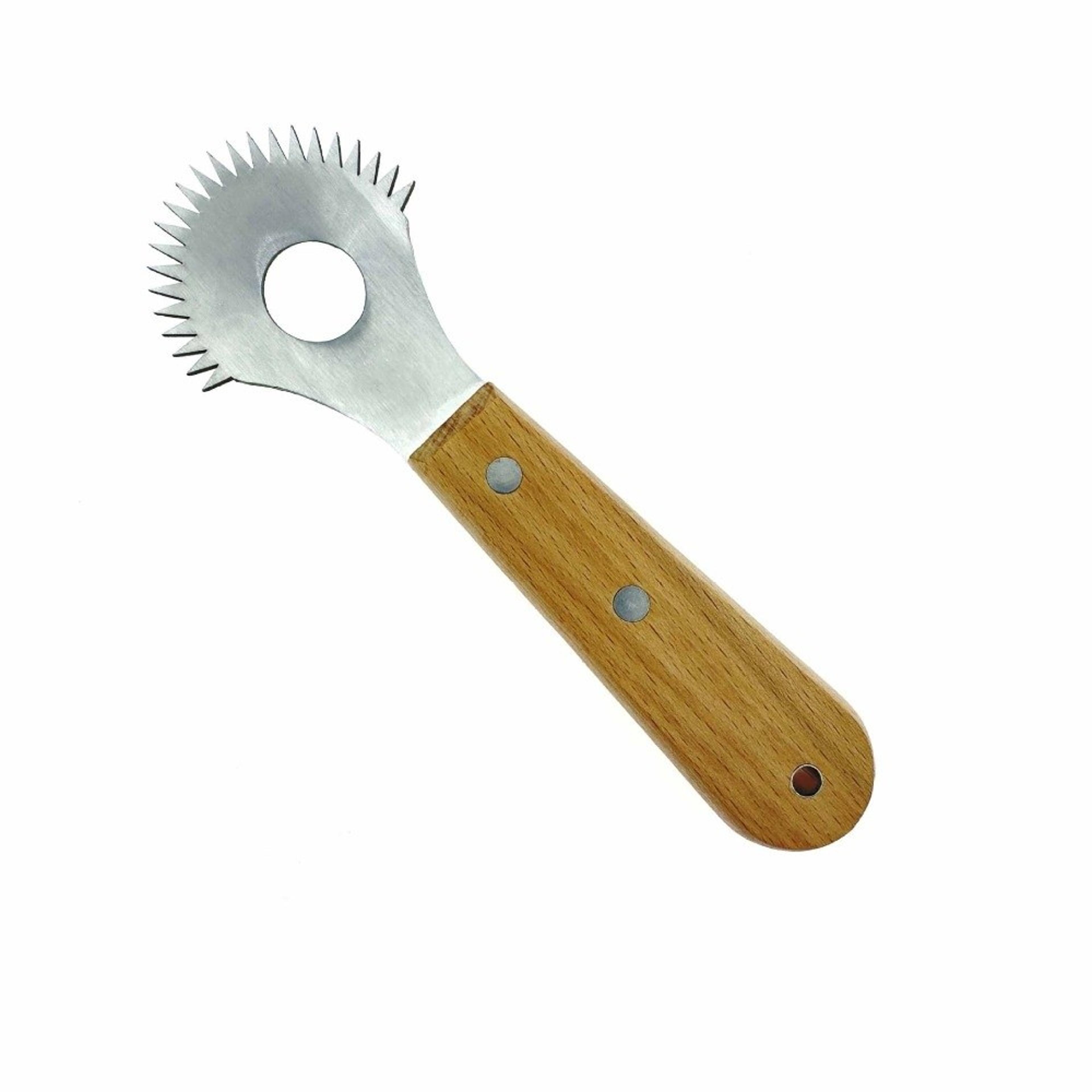Coconut Scraper With Wooden Handle Manual Coconut Planer Tool 3