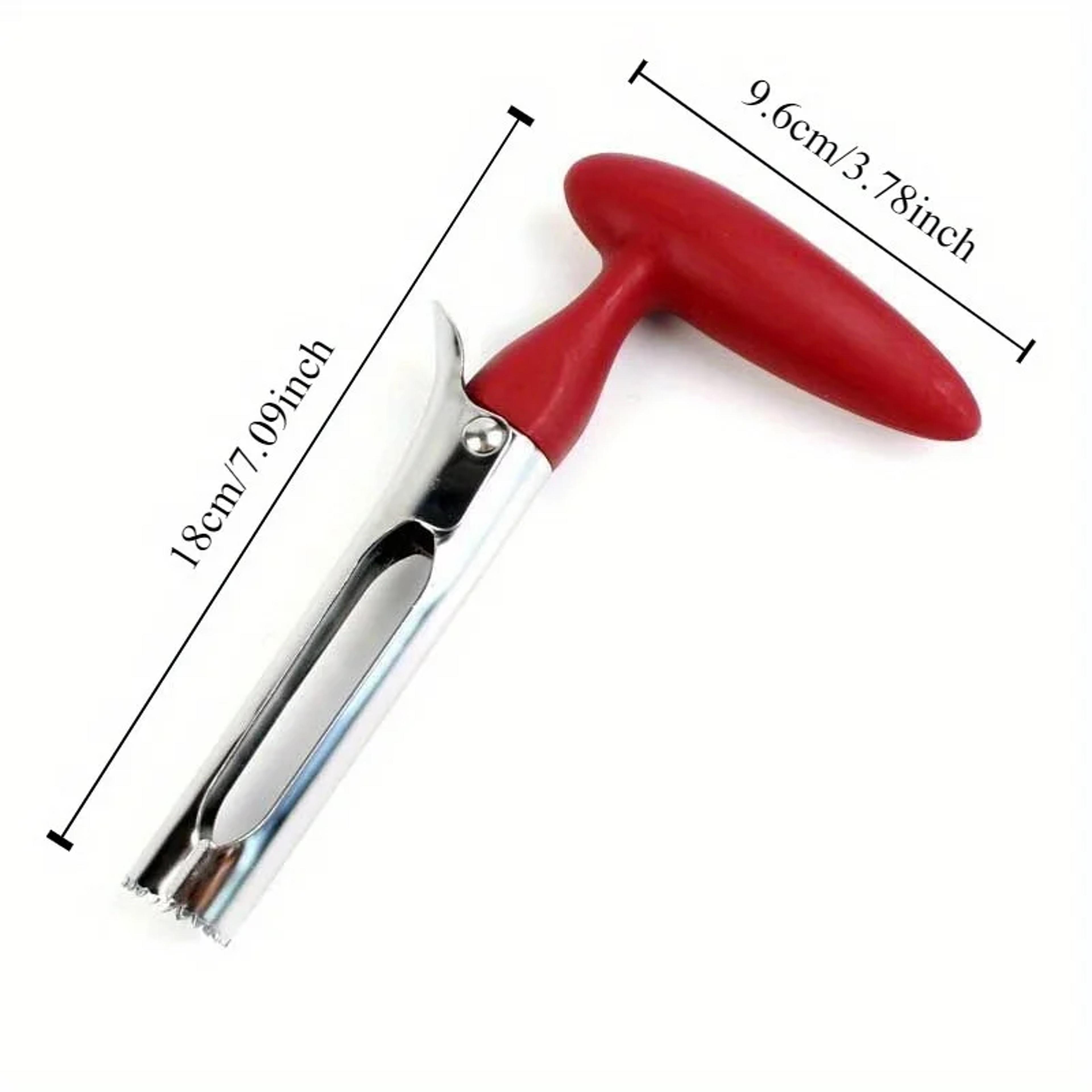 Stainless Steel Apple Corer  Fruit Cutter Tool Easy Apple Core Remover 5
