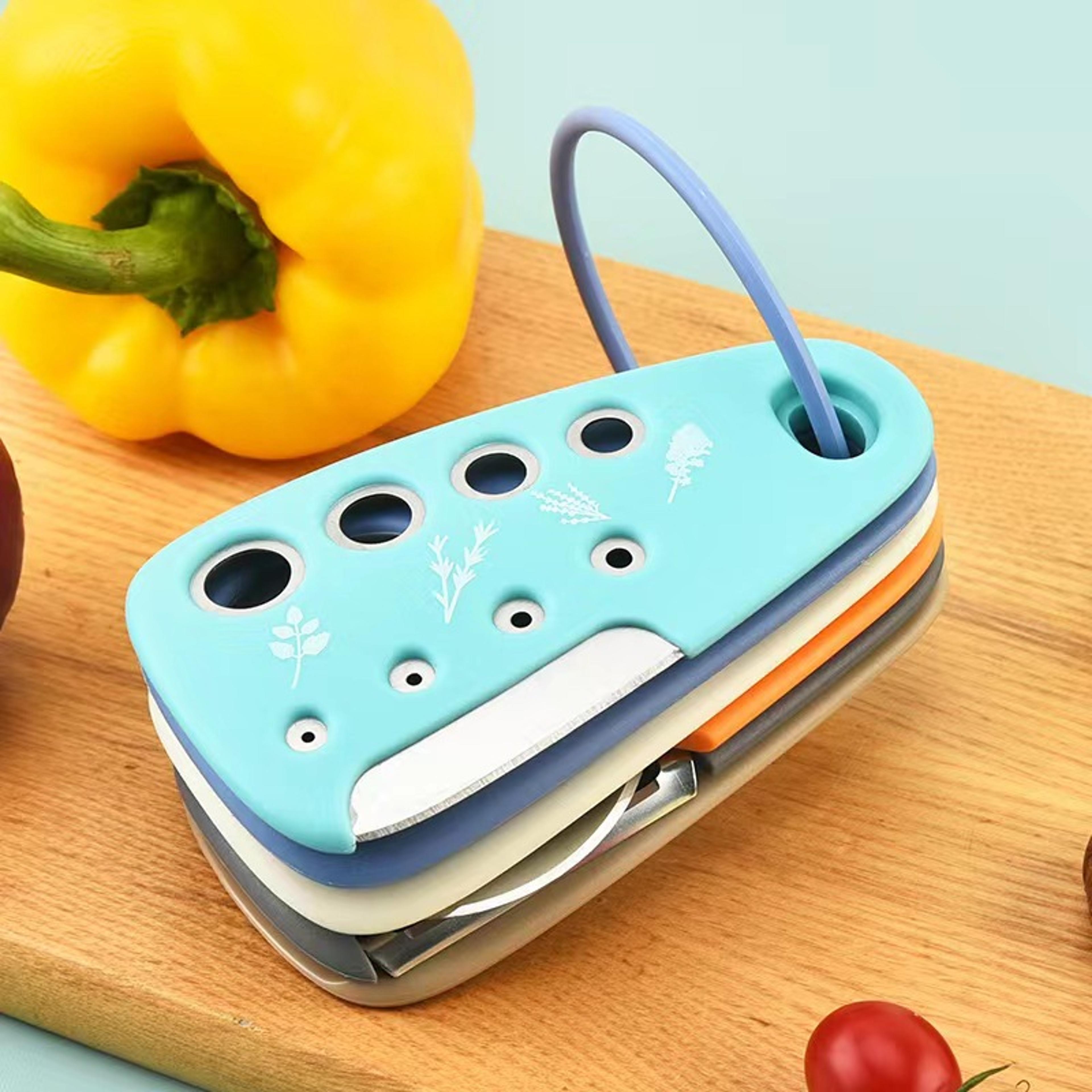 Ultimate Kitchen Gadget Set With Premium Pizza Cutter Garlic Grinder Vegetable Peeler  Bottle Opene 2