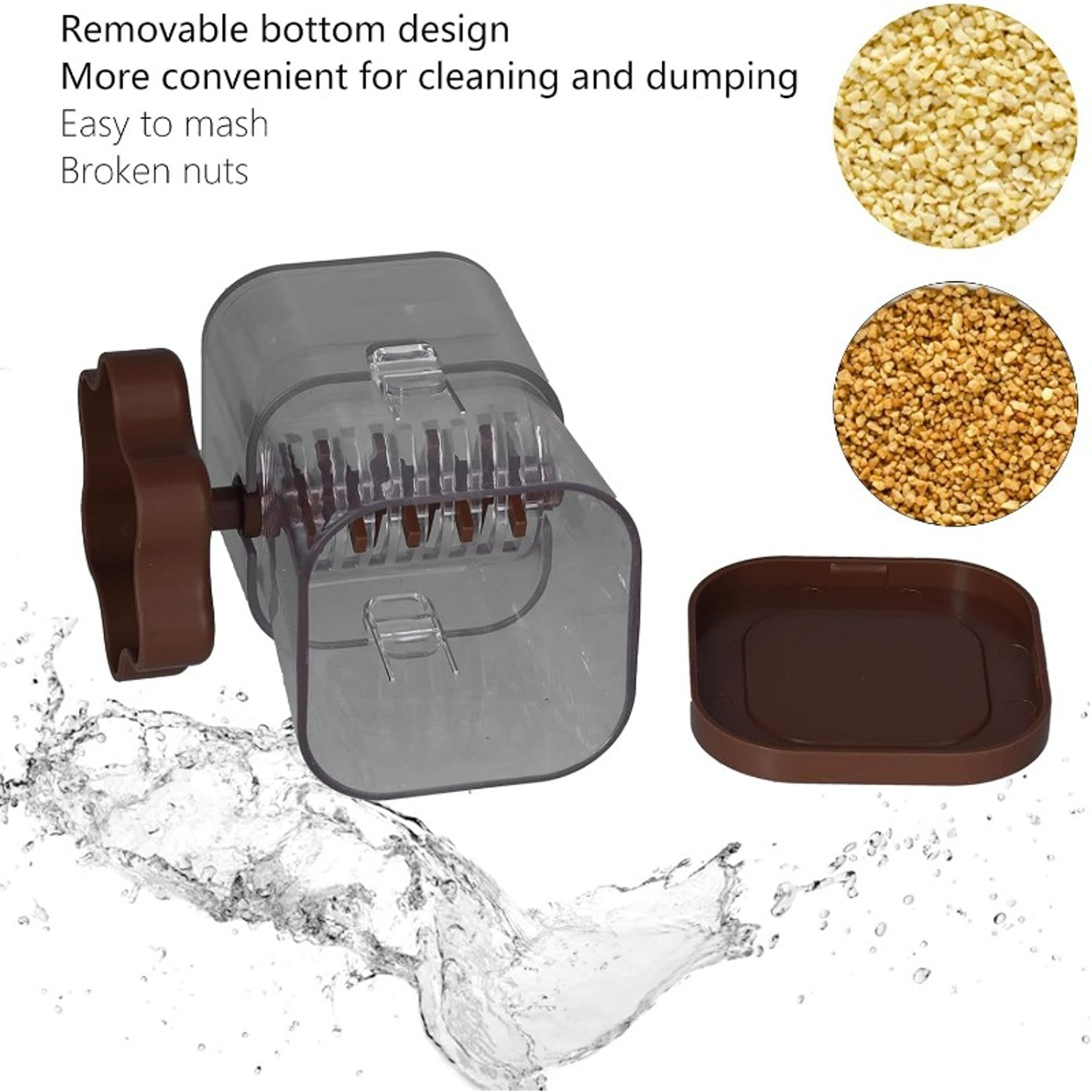 Nut Grinder  Portable Nut Chopper Efficient Hand Crank Nut Crusher For Almonds Walnuts  More 7