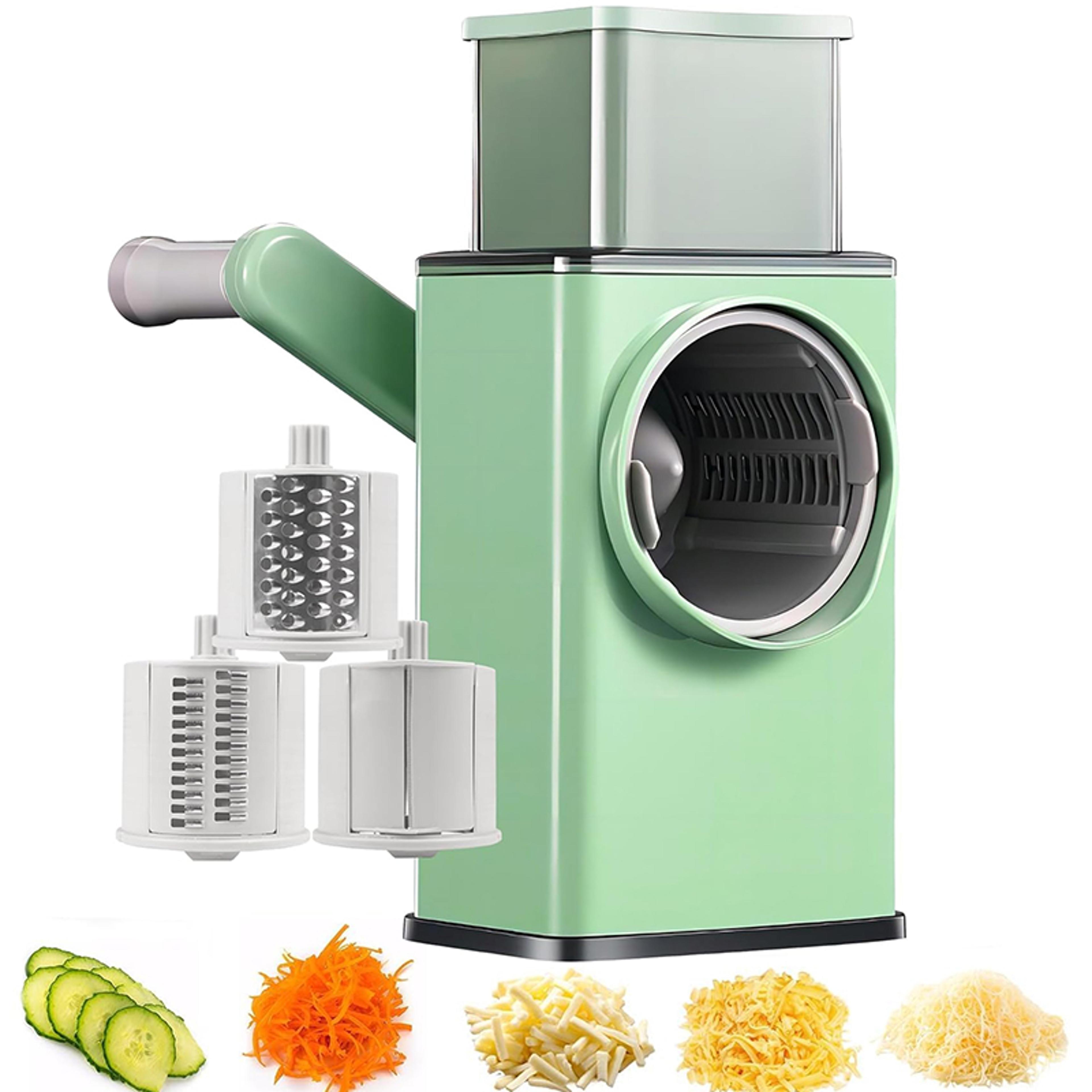 Rotary Cheese Grater  Vegetable Slicer Hand Crank Kitchen Tool 5
