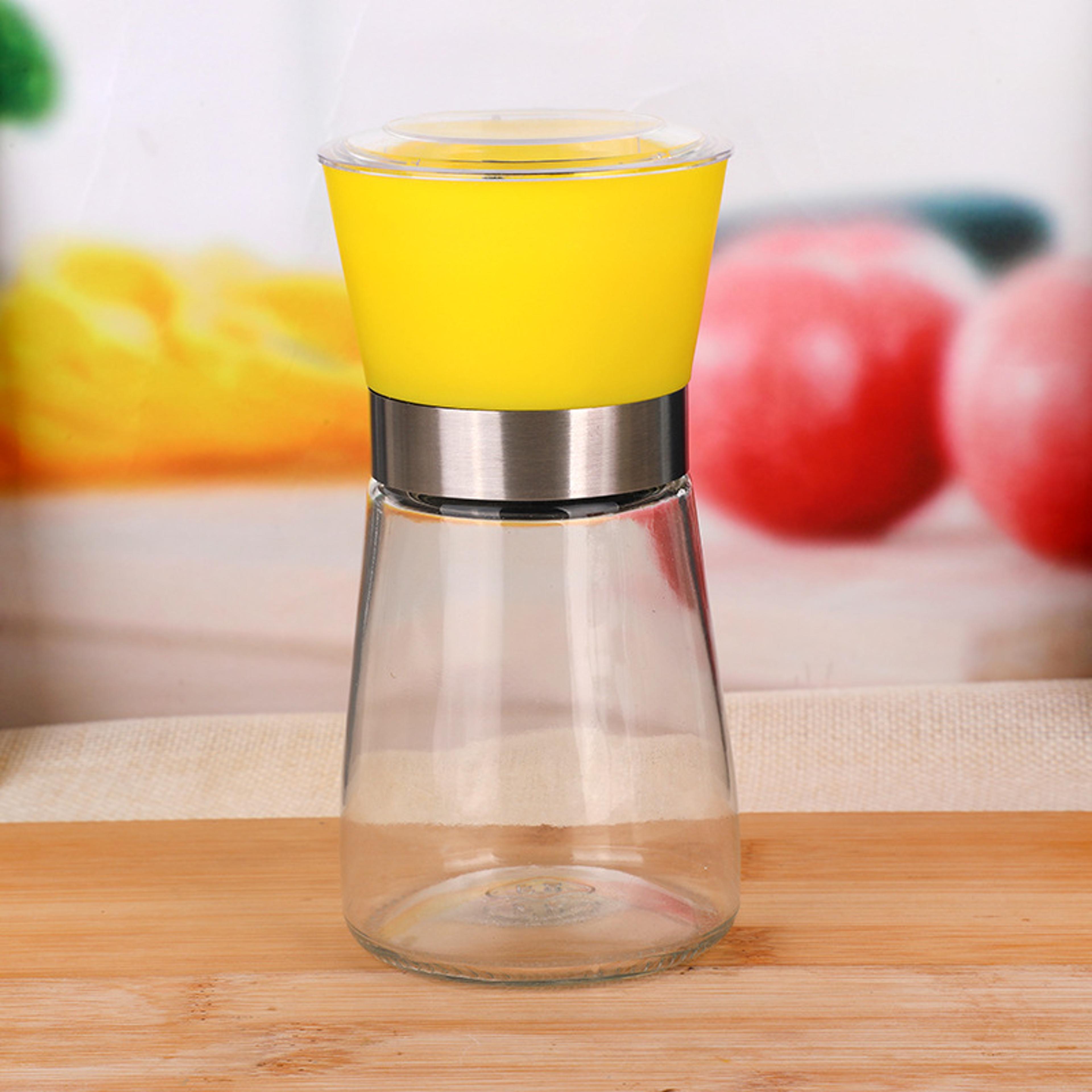 Manual Spice Grinder Bottle Adjustable Salt And Pepper Mill For Fresh Seasoning 7