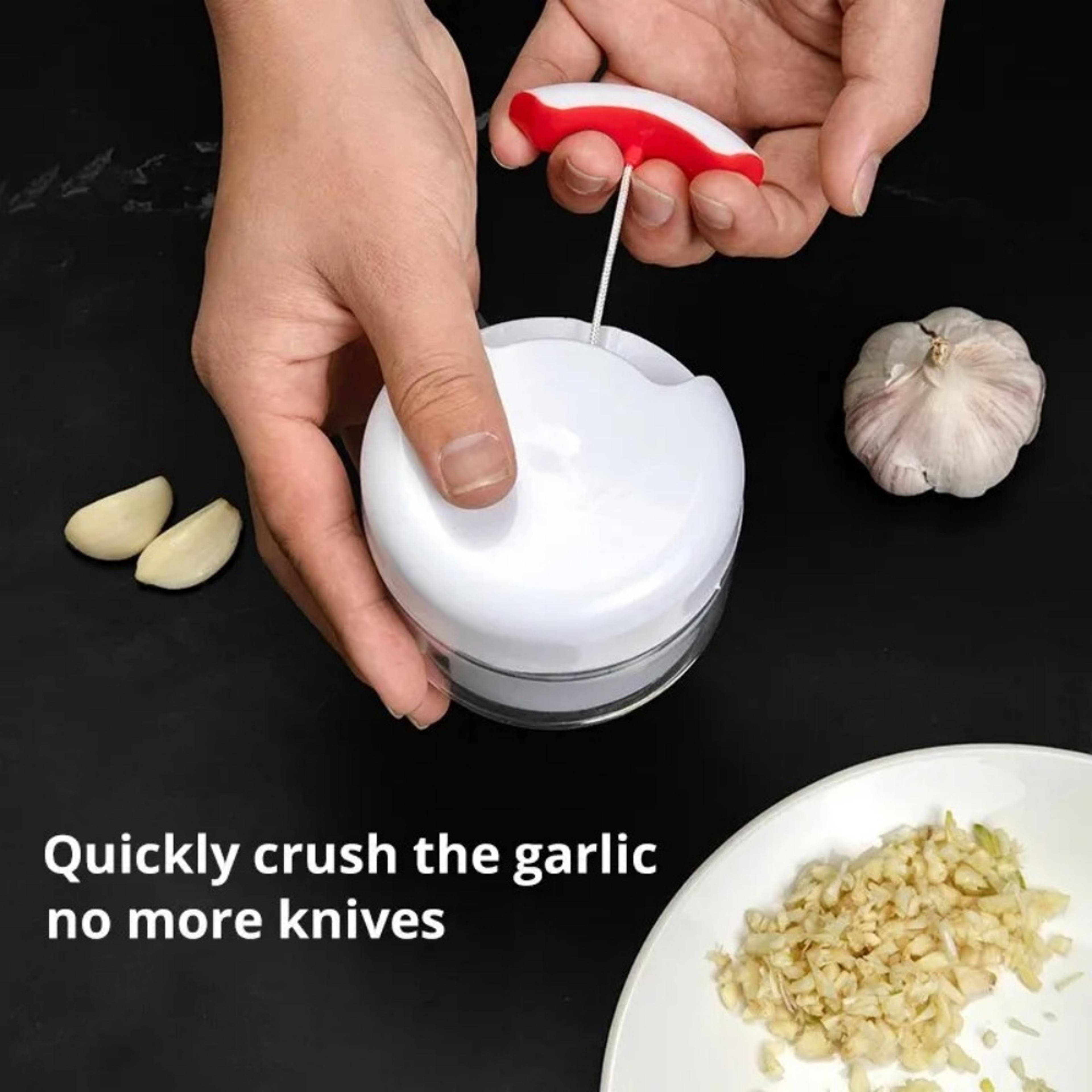 Manual Garlic Masher  Hand Pull Garlic Blender Easy Minced Garlic Kitchen Gadget 3