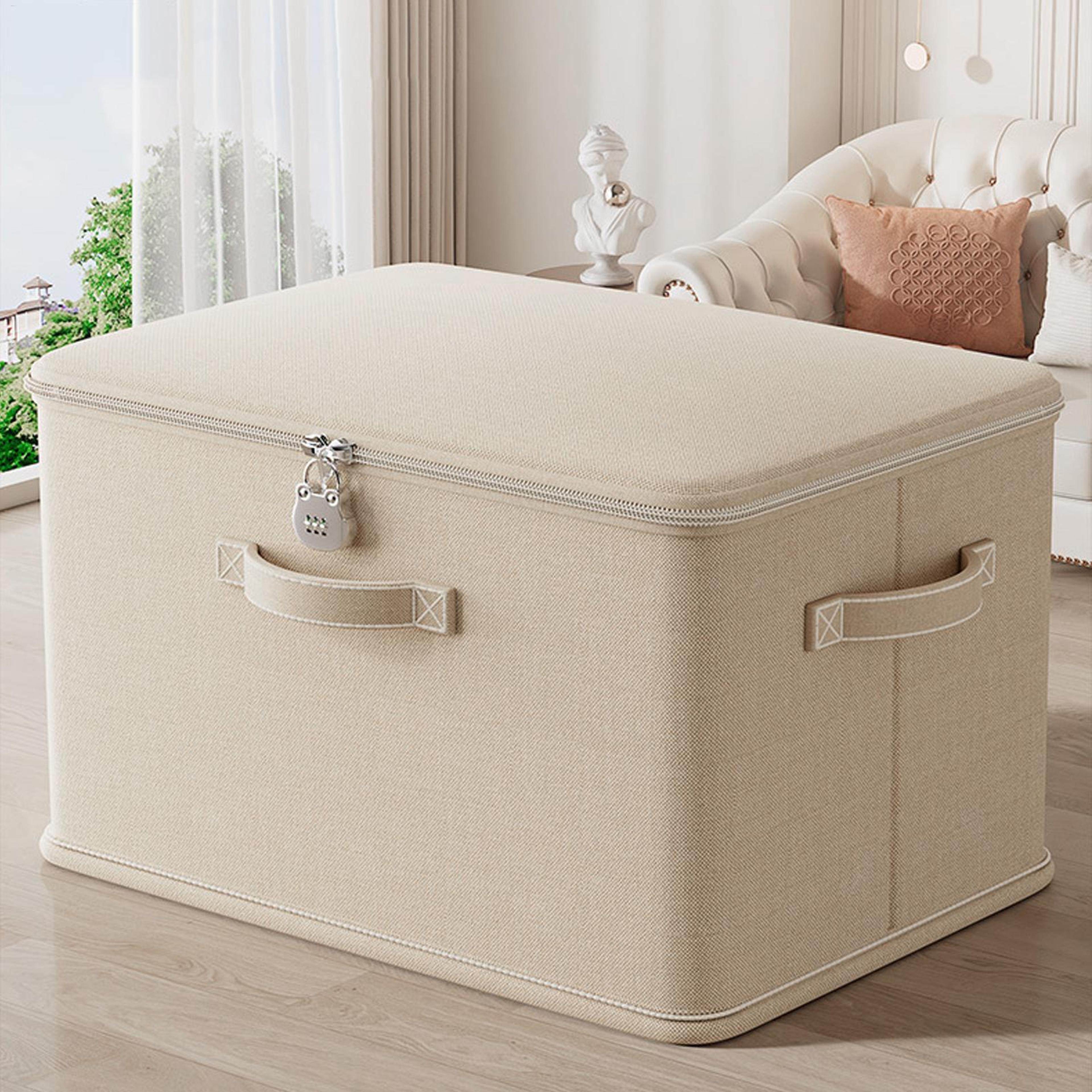 SecureStack Lockable Storage Box Odor Proof Stackable Organizer With Handle 0