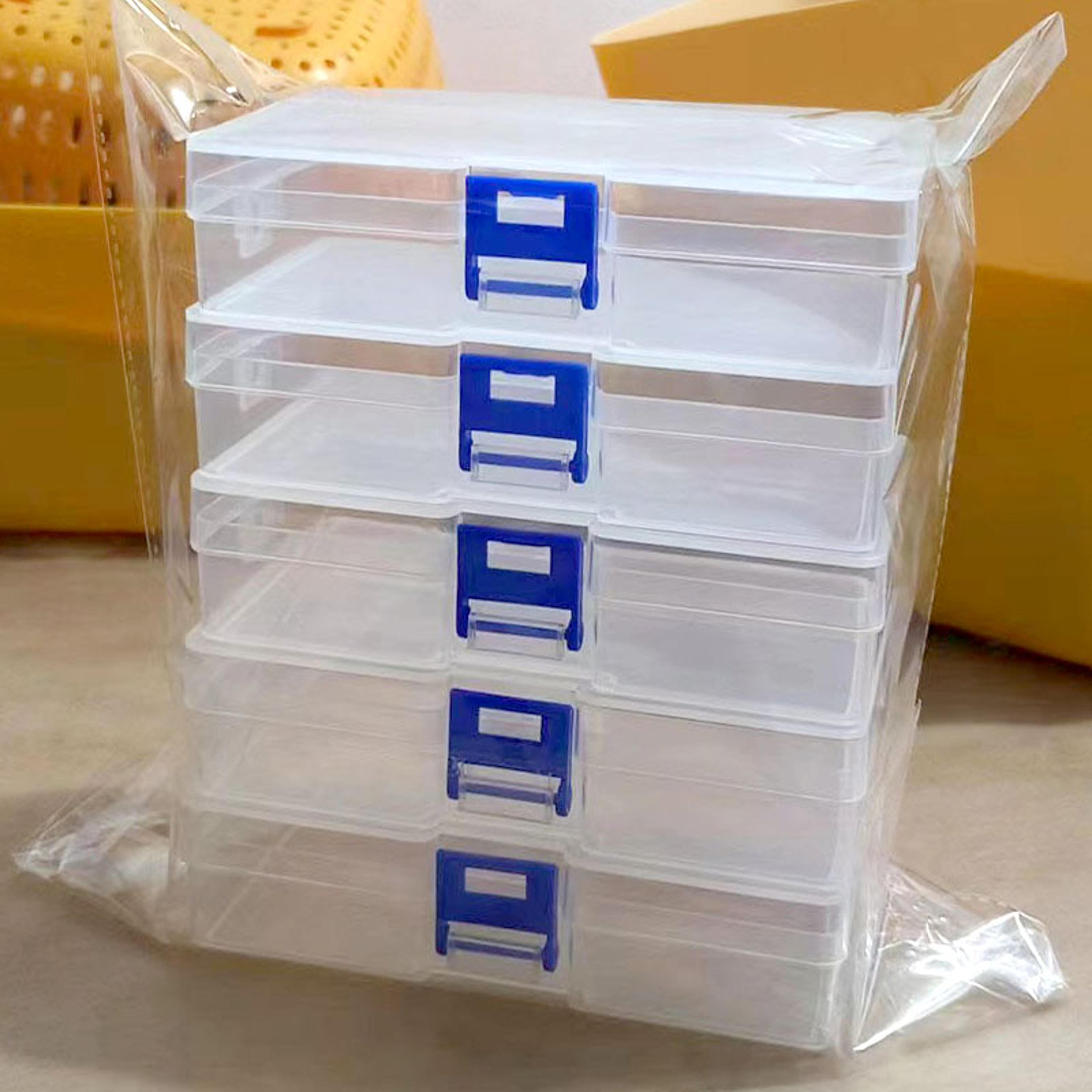 Transparent Organizer Lock Box Small Storage Case For Fishing Tackle  Accessories 2