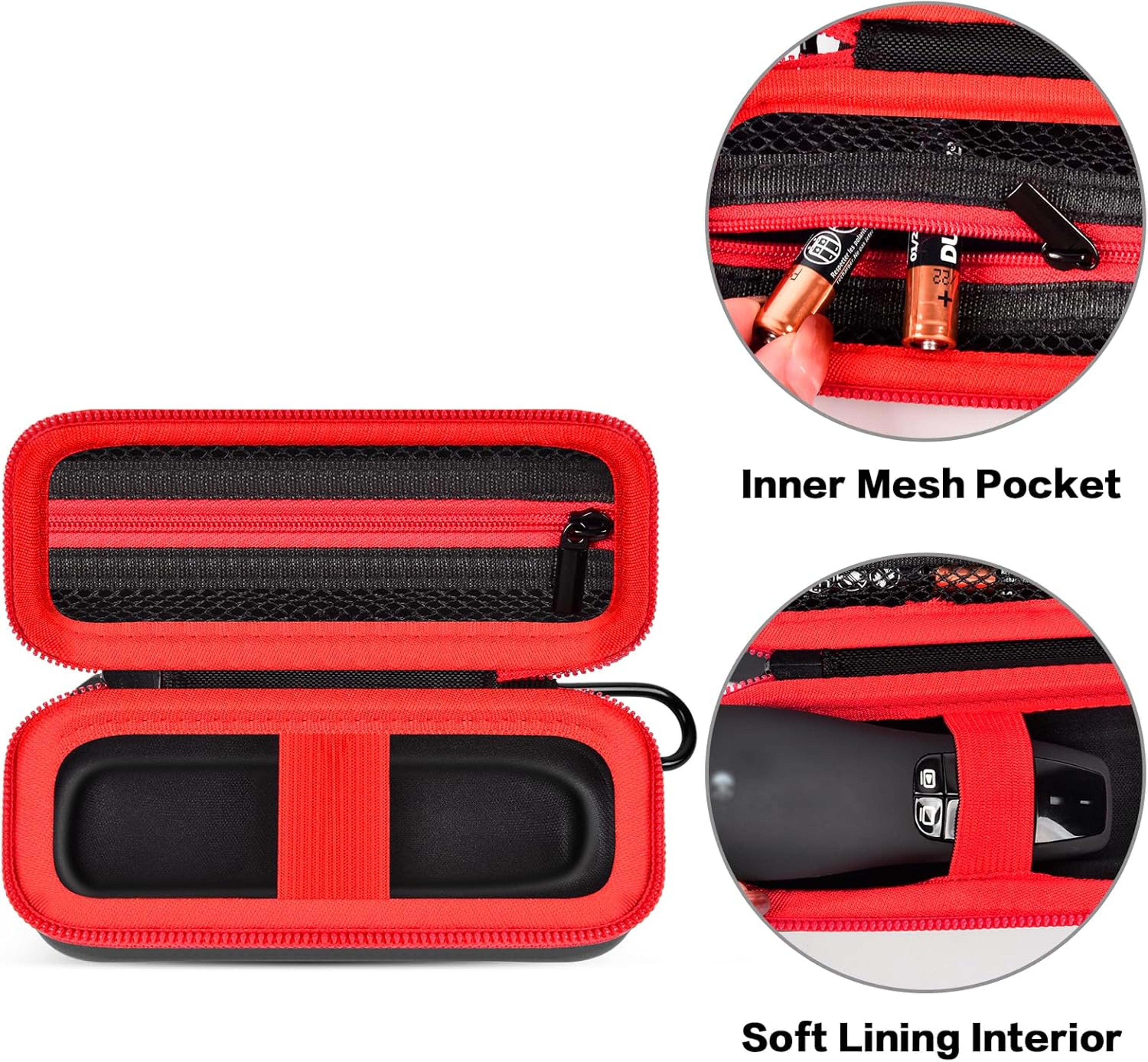 Logitech Hard Shell Travel Case With Organizer Pocket  Clip 3