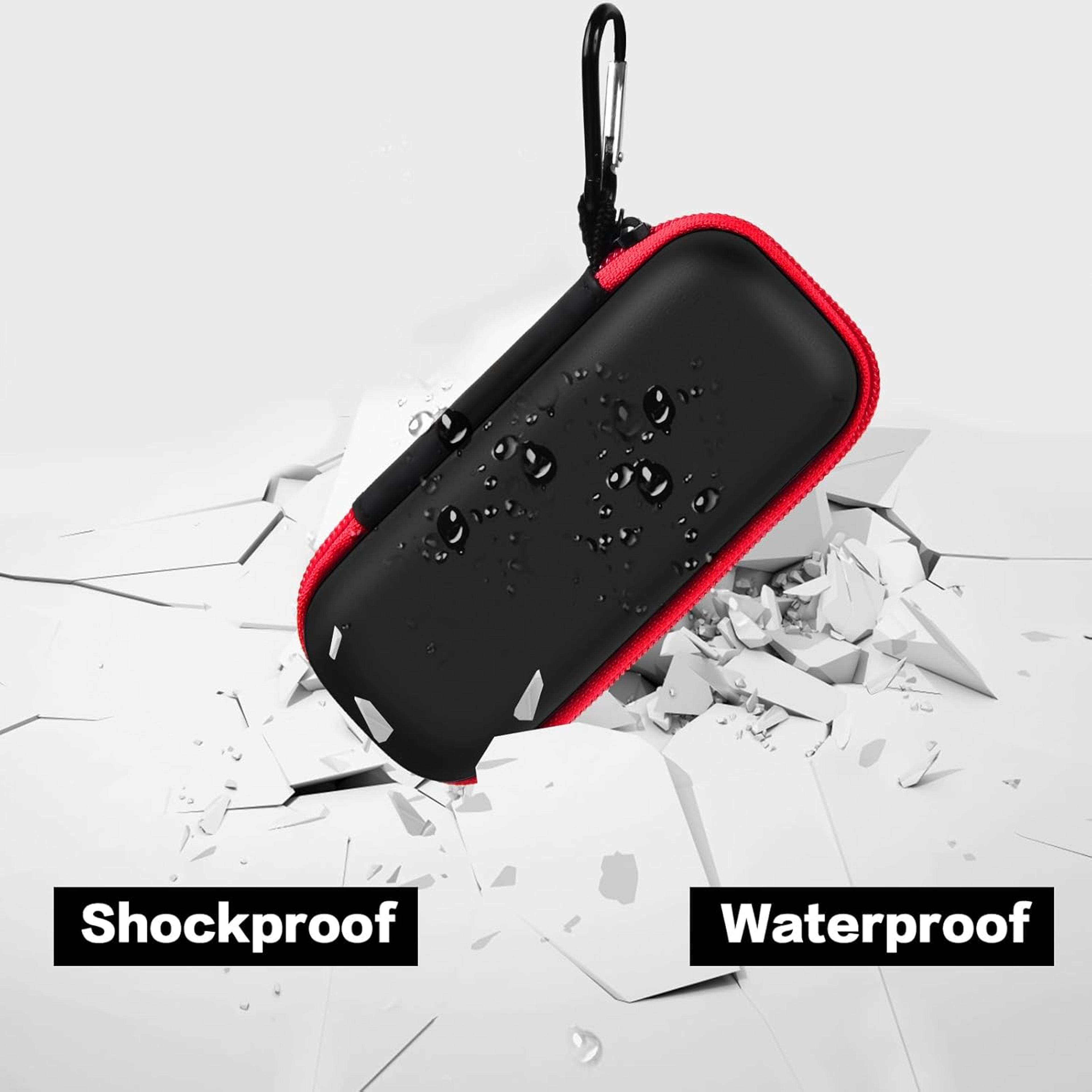 Logitech Hard Shell Travel Case With Organizer Pocket  Clip 5