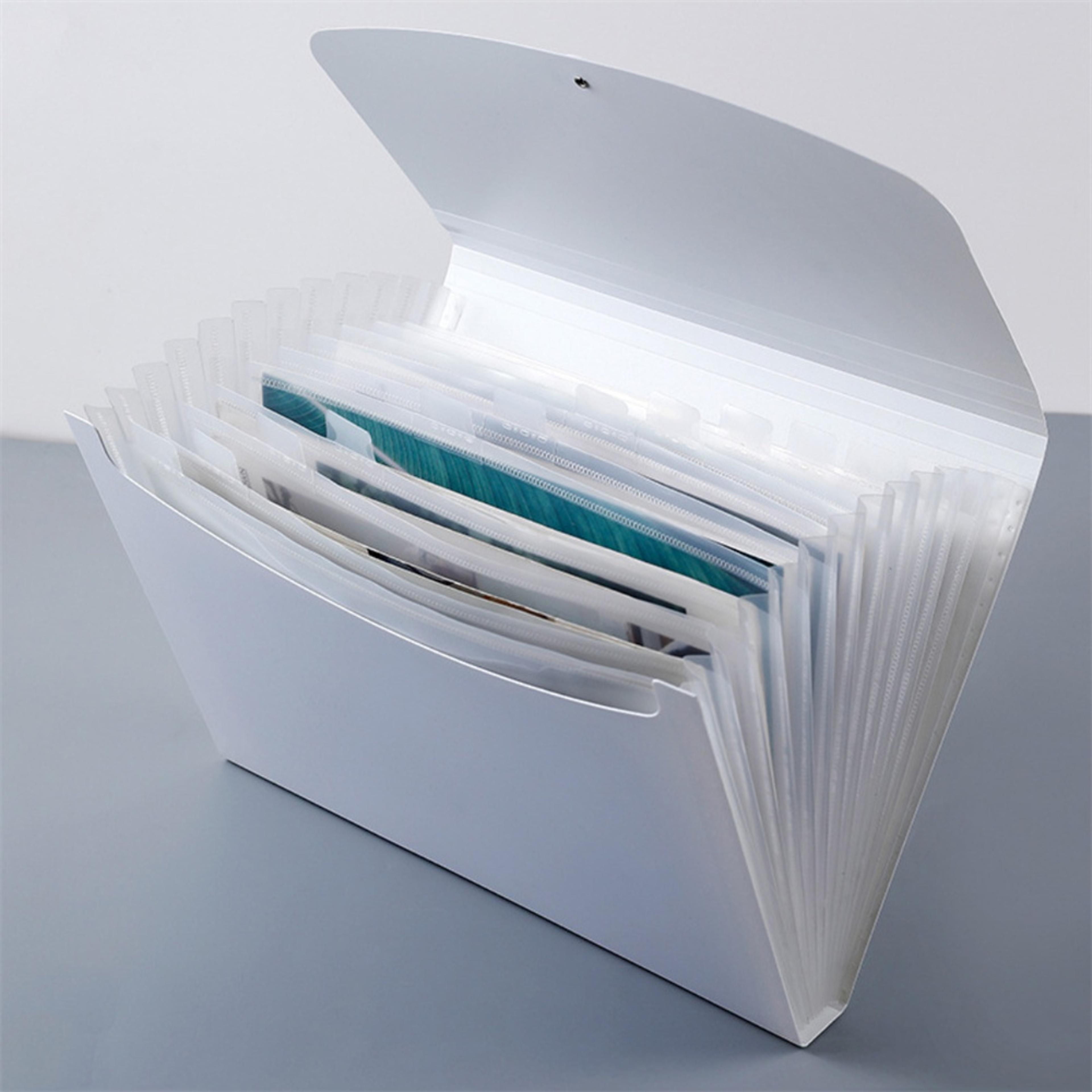 Large Capacity Waterproof File Organizer With Multi Pocket Document Storage For Papers 2
