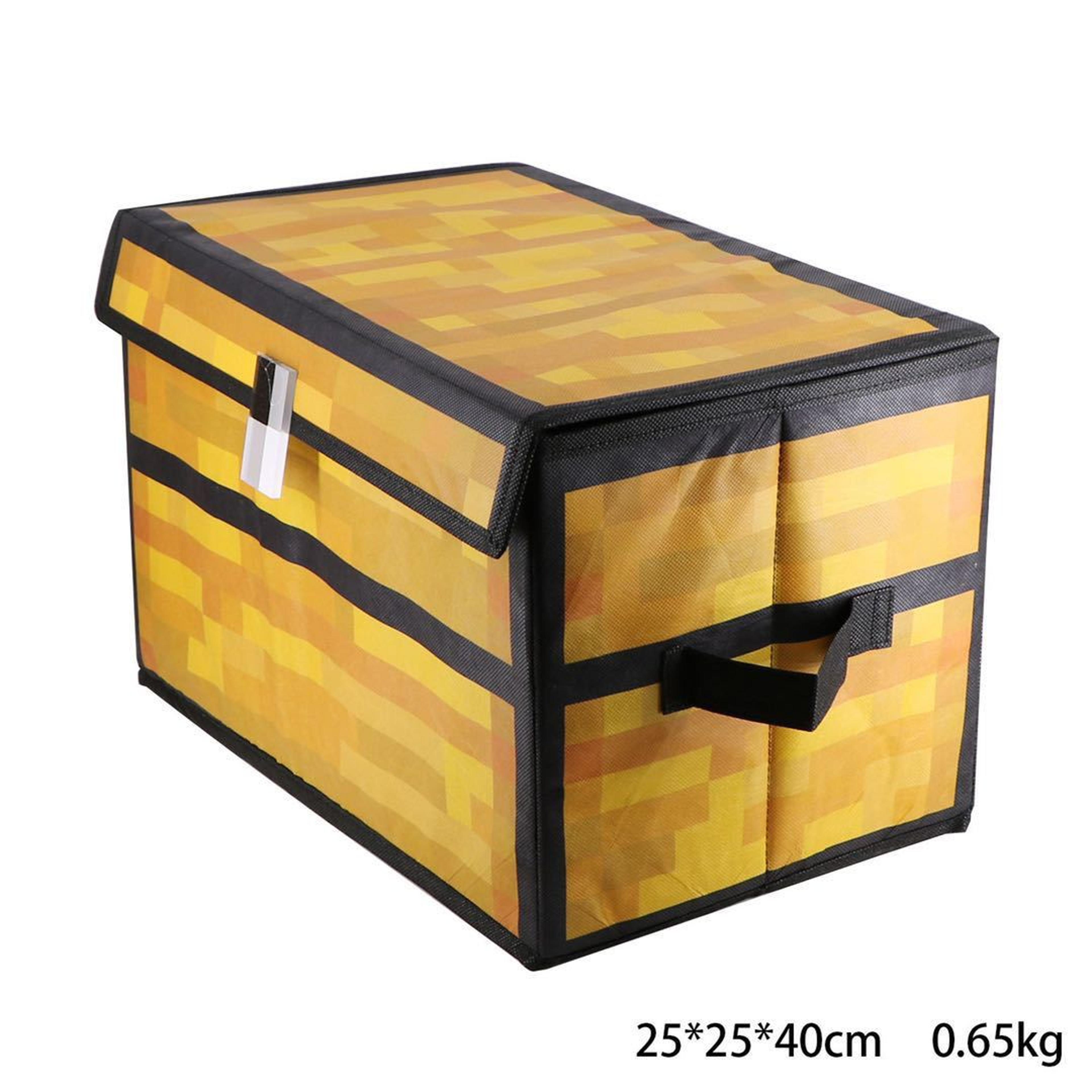 Large Pixel Style Storage Chest With Handles Foldable Clothes  Blanket Organizer 5