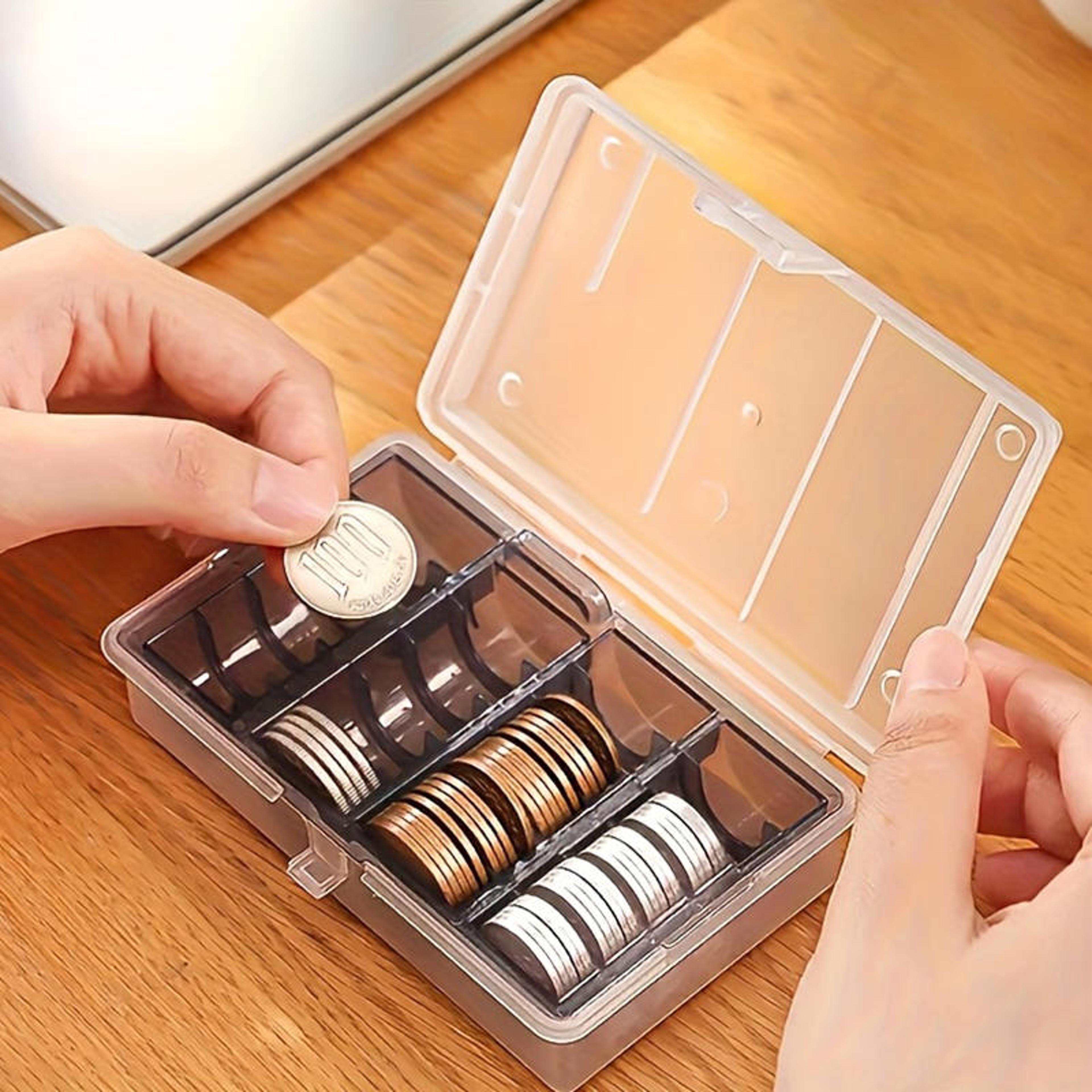 Premium Multifunctional Coin Storage Box With Blue Or Black Inner Case For Collectible Coins 1