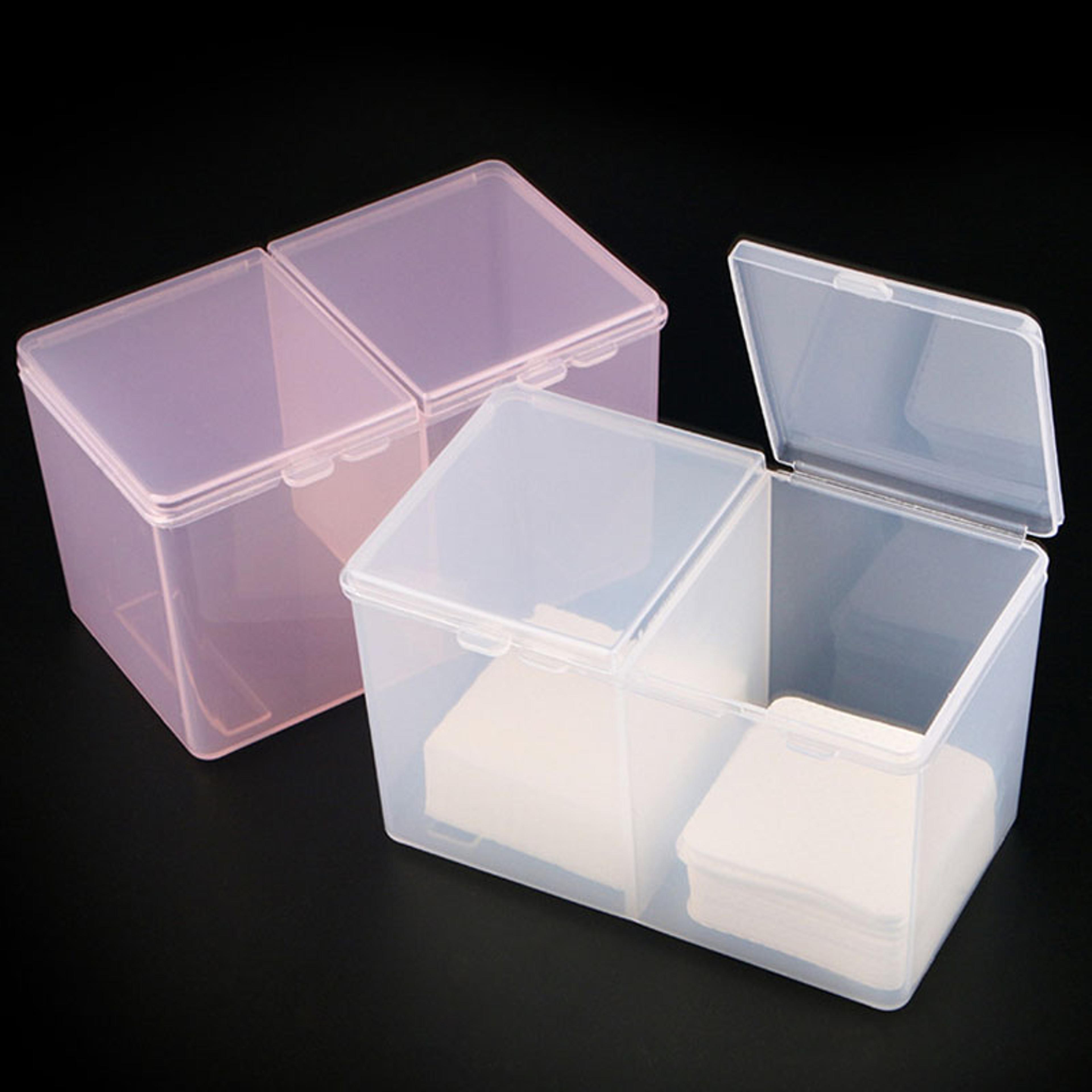 Dual Compartment Portable Storage Box For Nail Art  Makeup Organizer 0