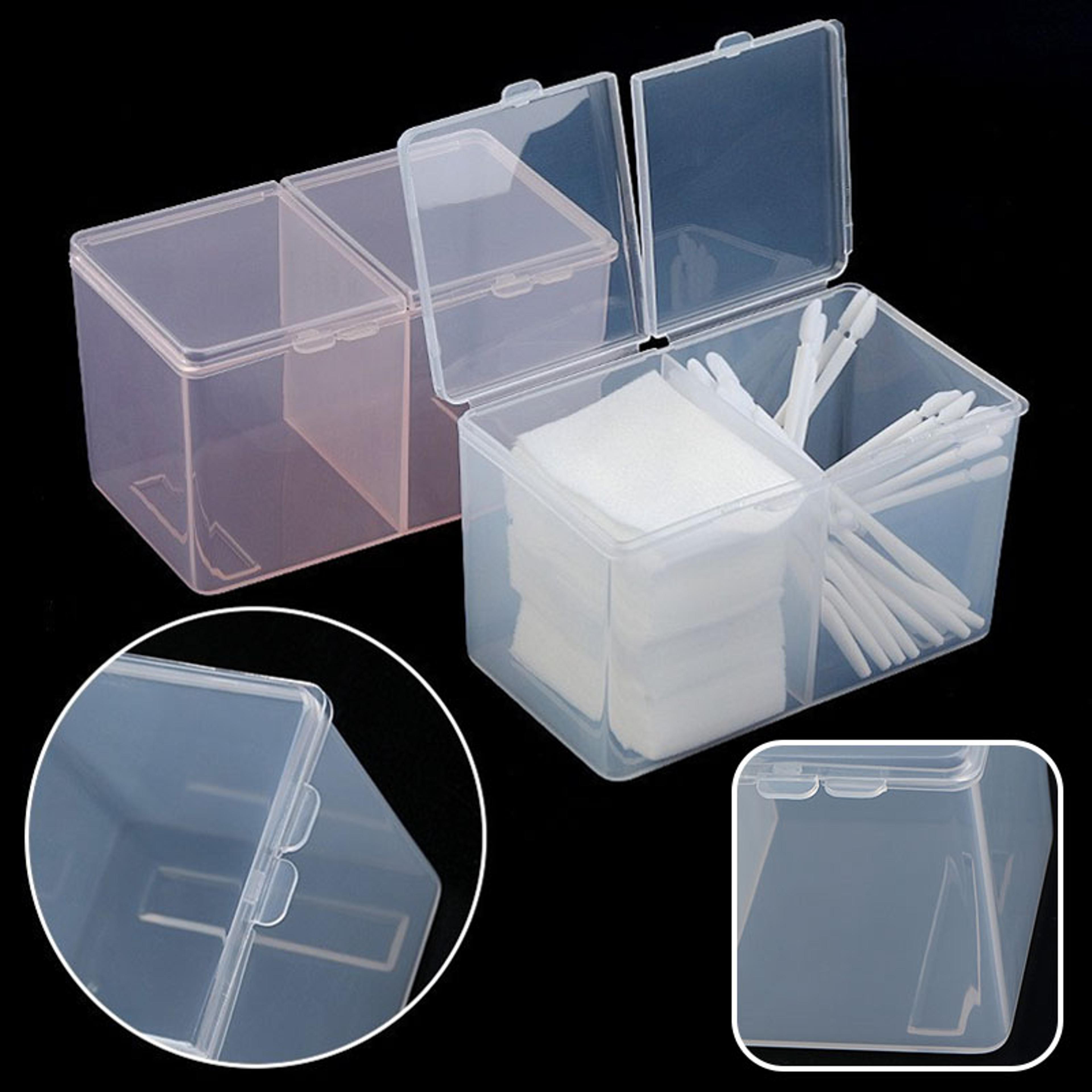 Dual Compartment Portable Storage Box For Nail Art  Makeup Organizer 1