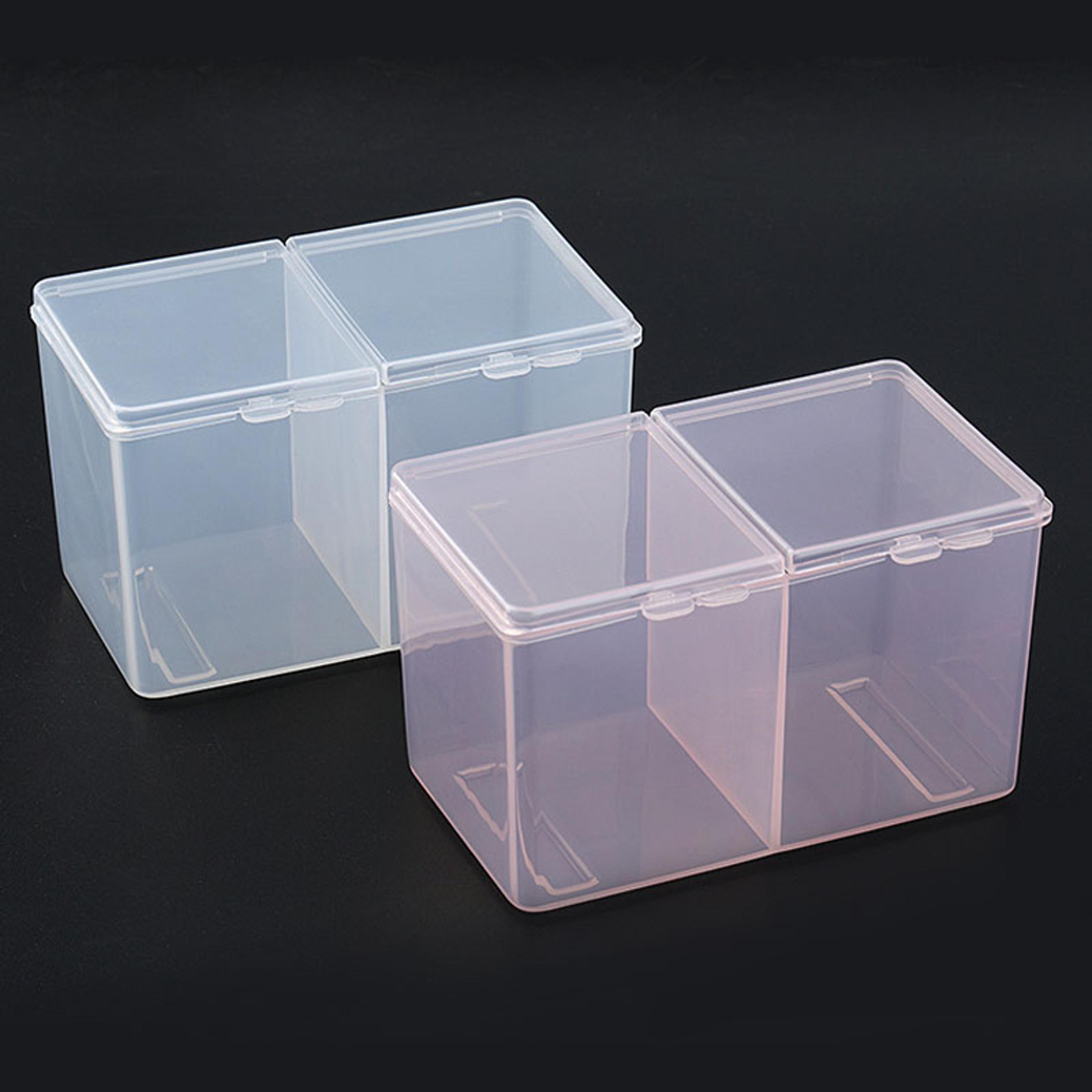 Dual Compartment Portable Storage Box For Nail Art  Makeup Organizer 3