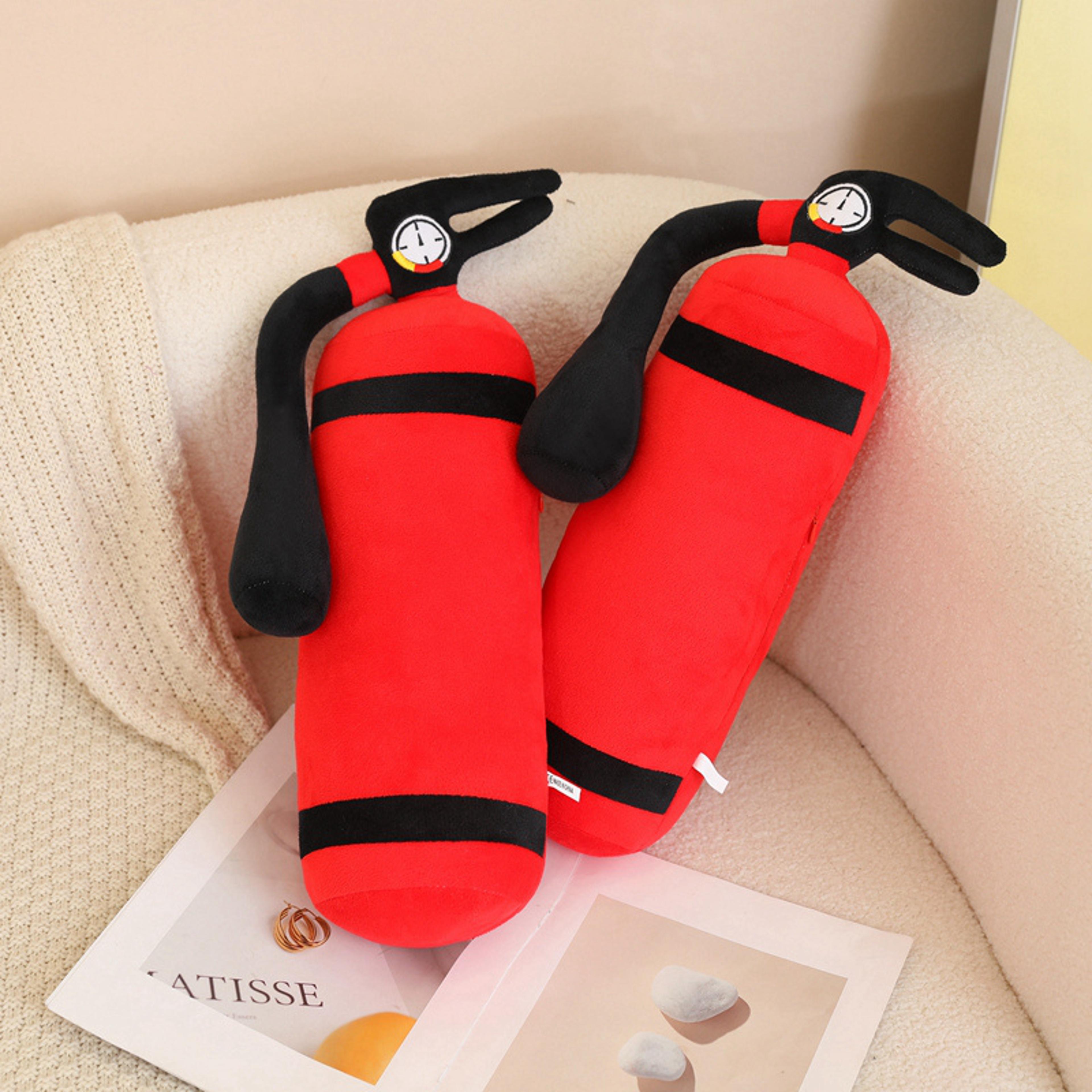 creative fire extinguisher plush pillow soft stuffed cushion for home & car