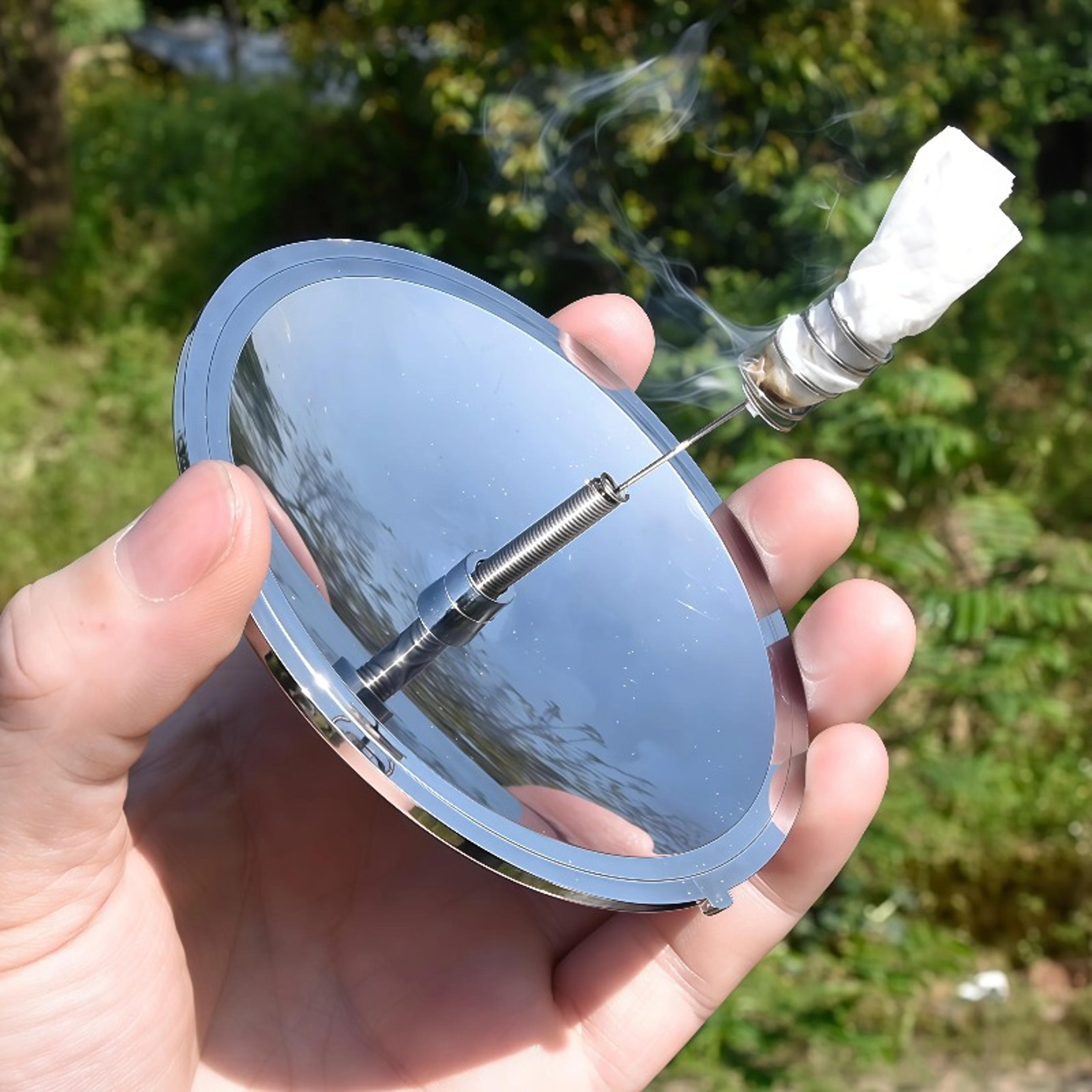 Solar Fire Starter Survival Lighter Waterproof Windproof Camping Tool 0