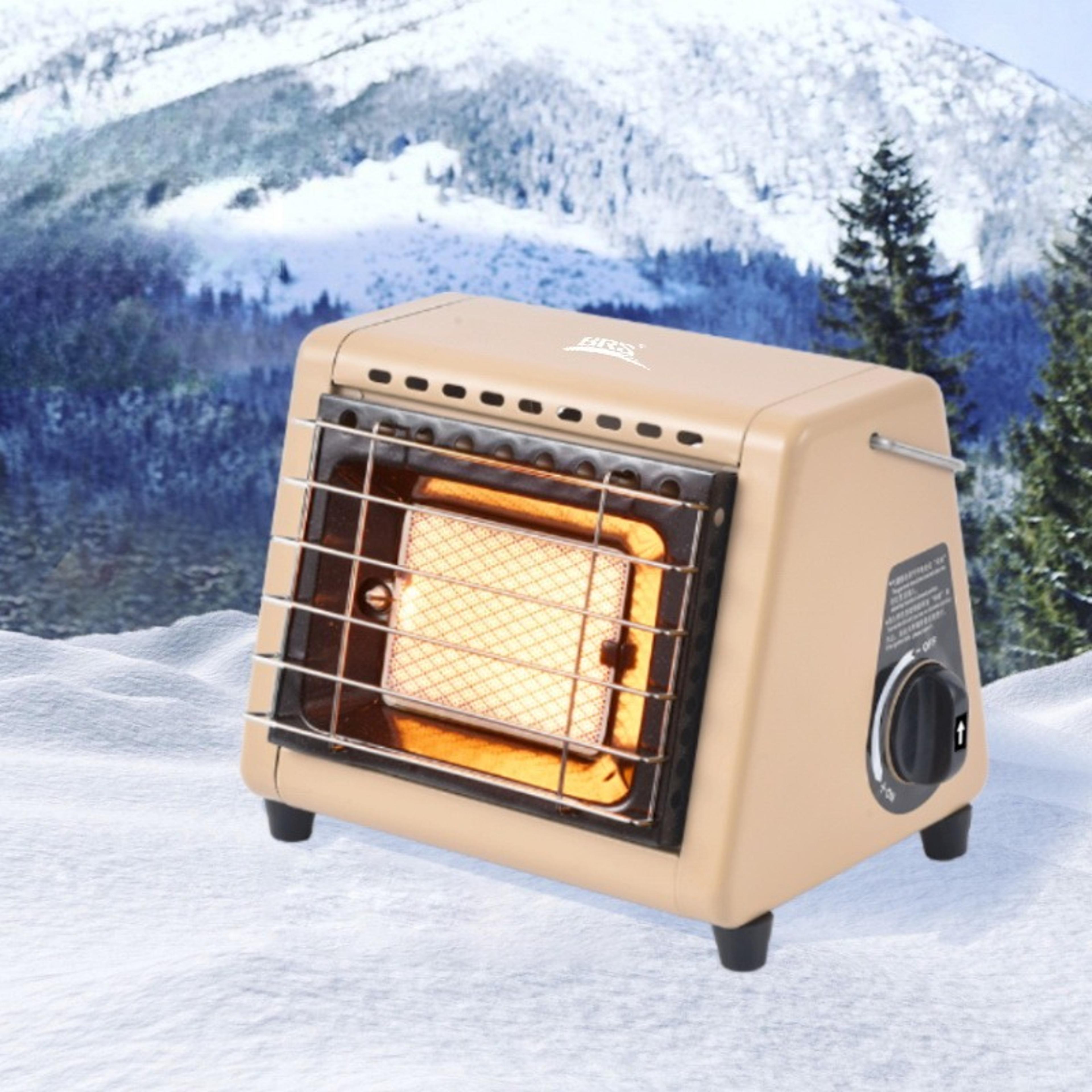portable camping gas heater mini butane stove hand warmer for outdoor & indoor use